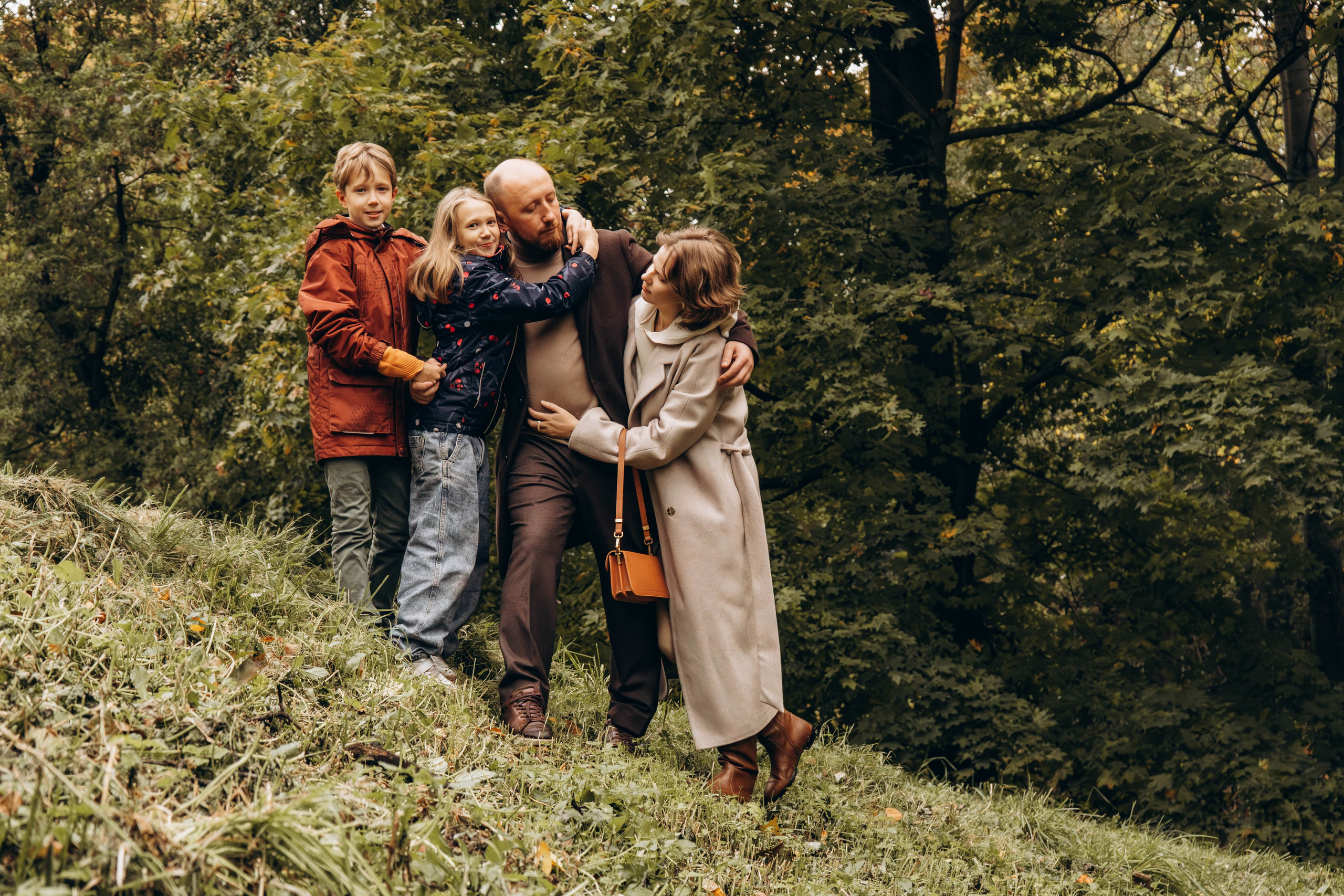 Осенняя семейная съемка в парке Царицыно. Фотограф Москва Валерия Веденина
