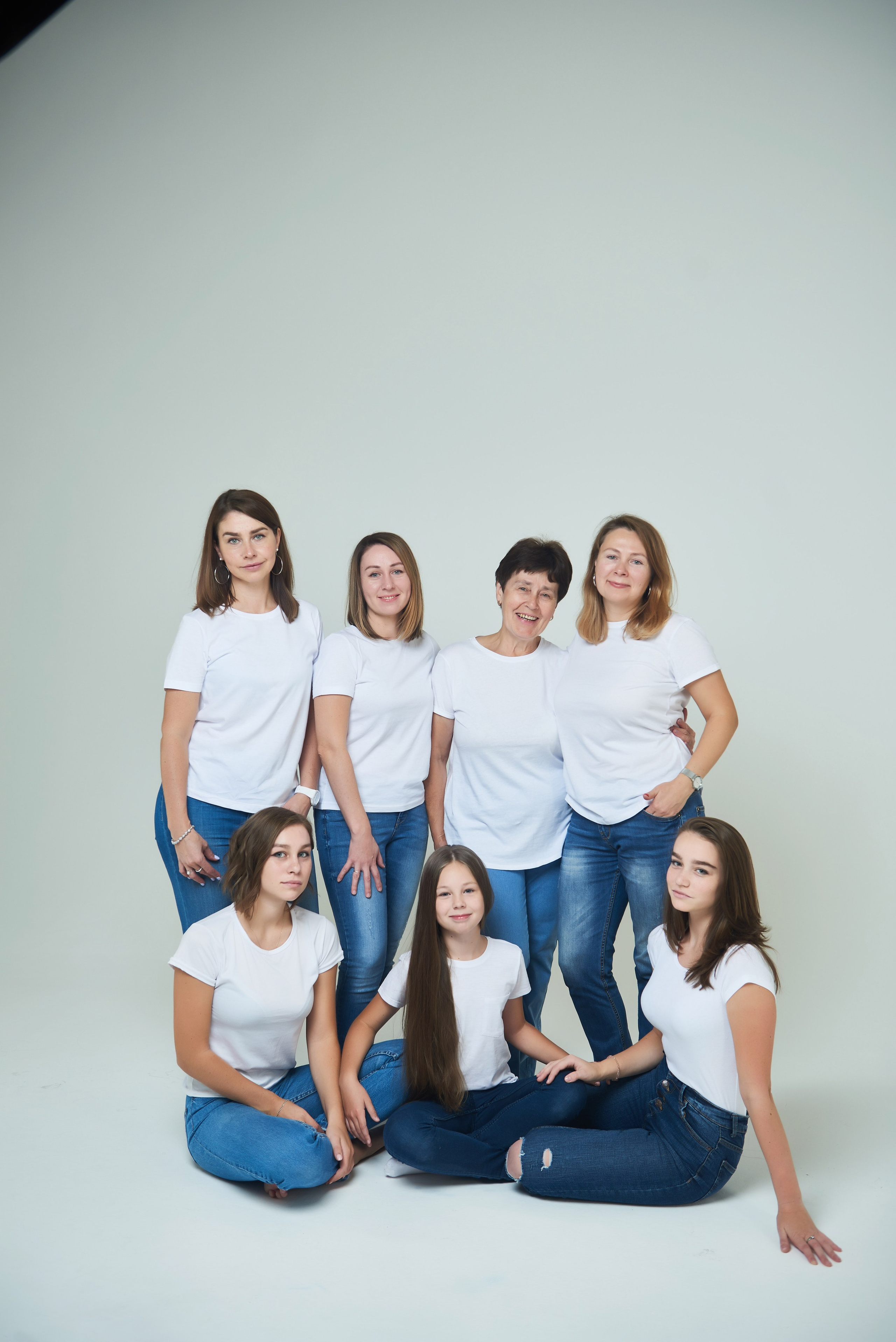 Фотосессия большой семьи. Портретный, семейный и свадебный фотограф в Санкт-Петербурге и в Пушкине Ширяев Денис