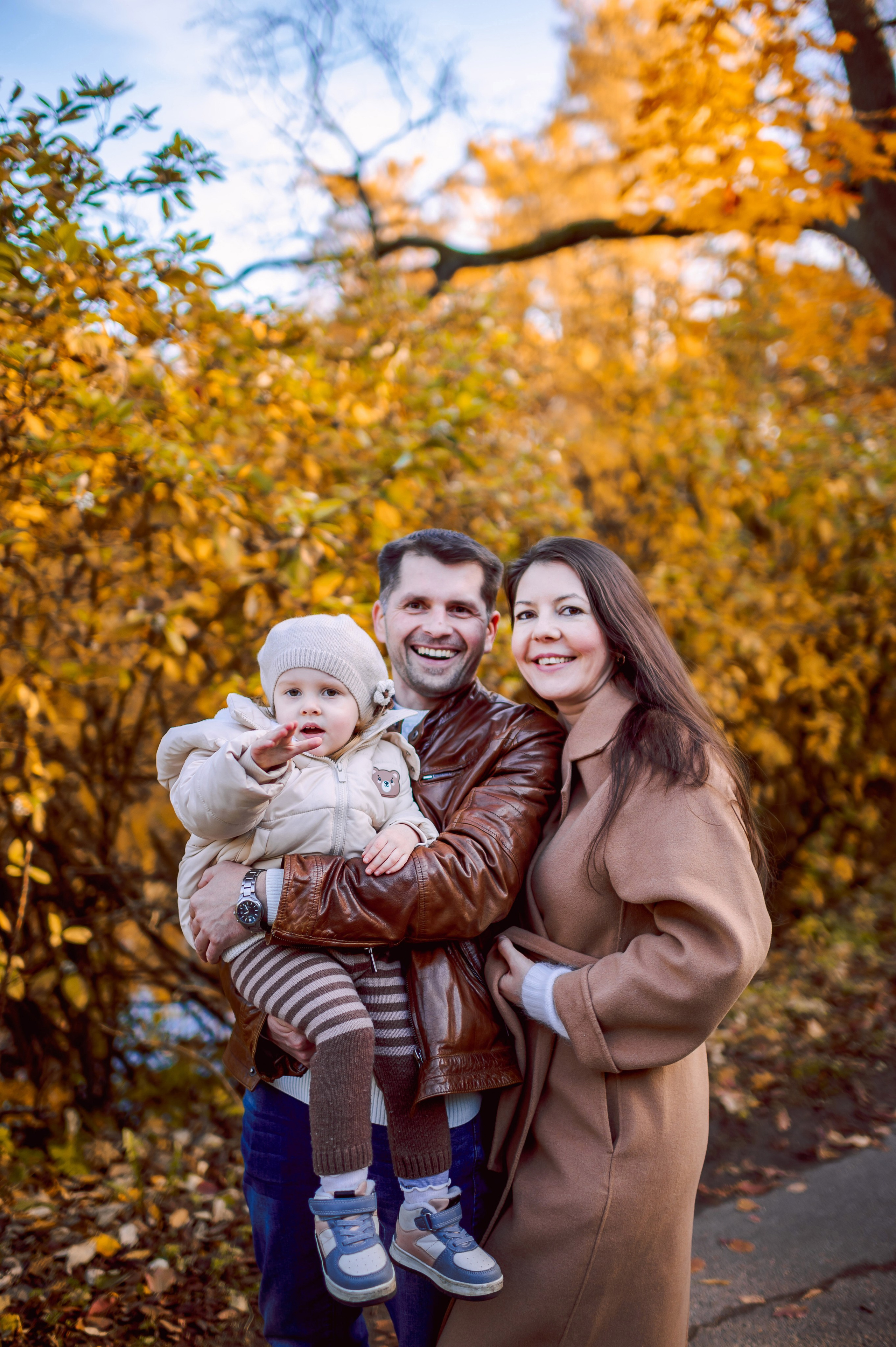 Осенняя семейная прогулка. Портретный, семейный и свадебный фотограф в Санкт-Петербурге и в Пушкине Ширяев Денис
