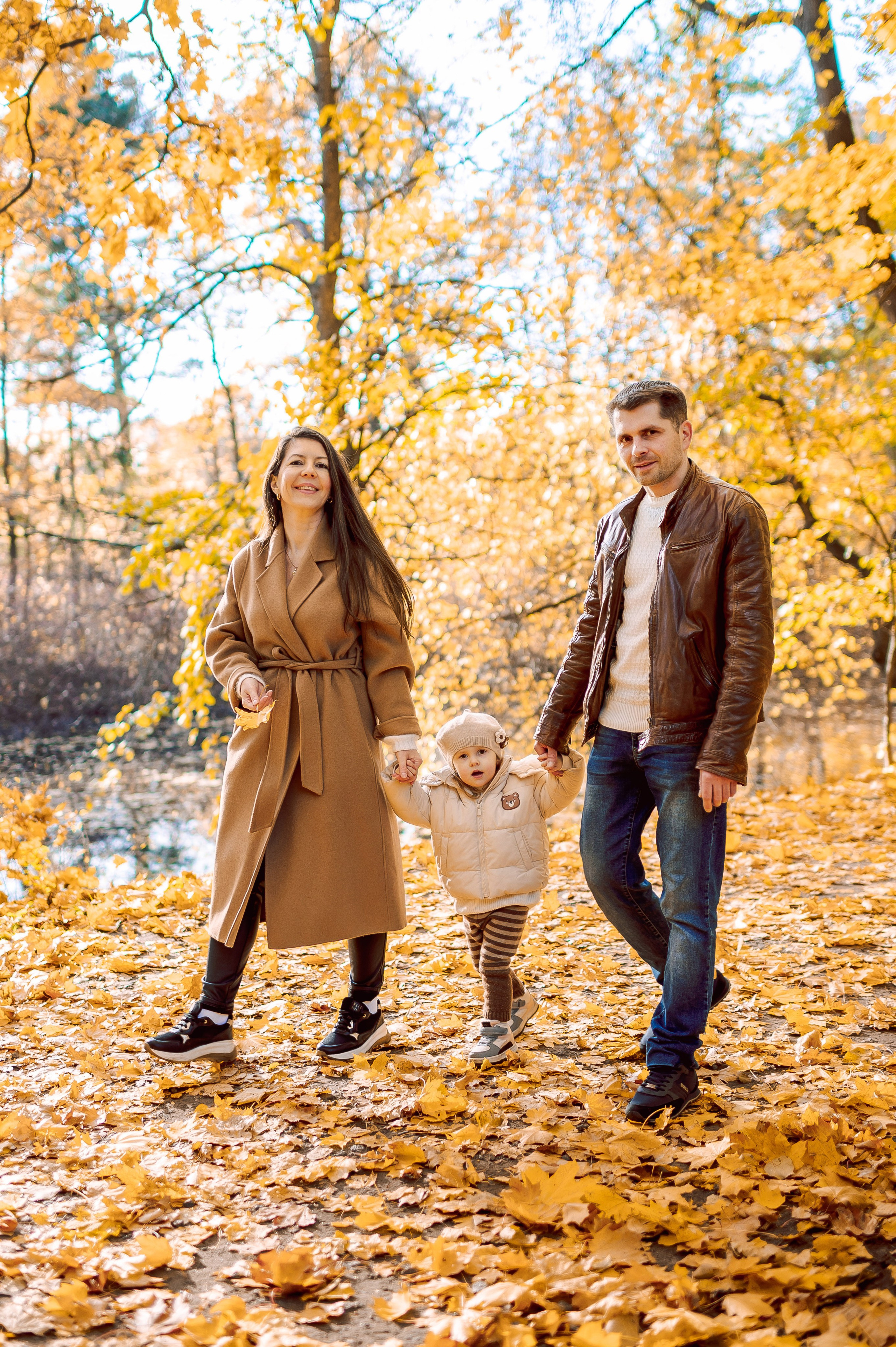 Осенняя семейная прогулка. Портретный, семейный и свадебный фотограф в Санкт-Петербурге и в Пушкине Ширяев Денис