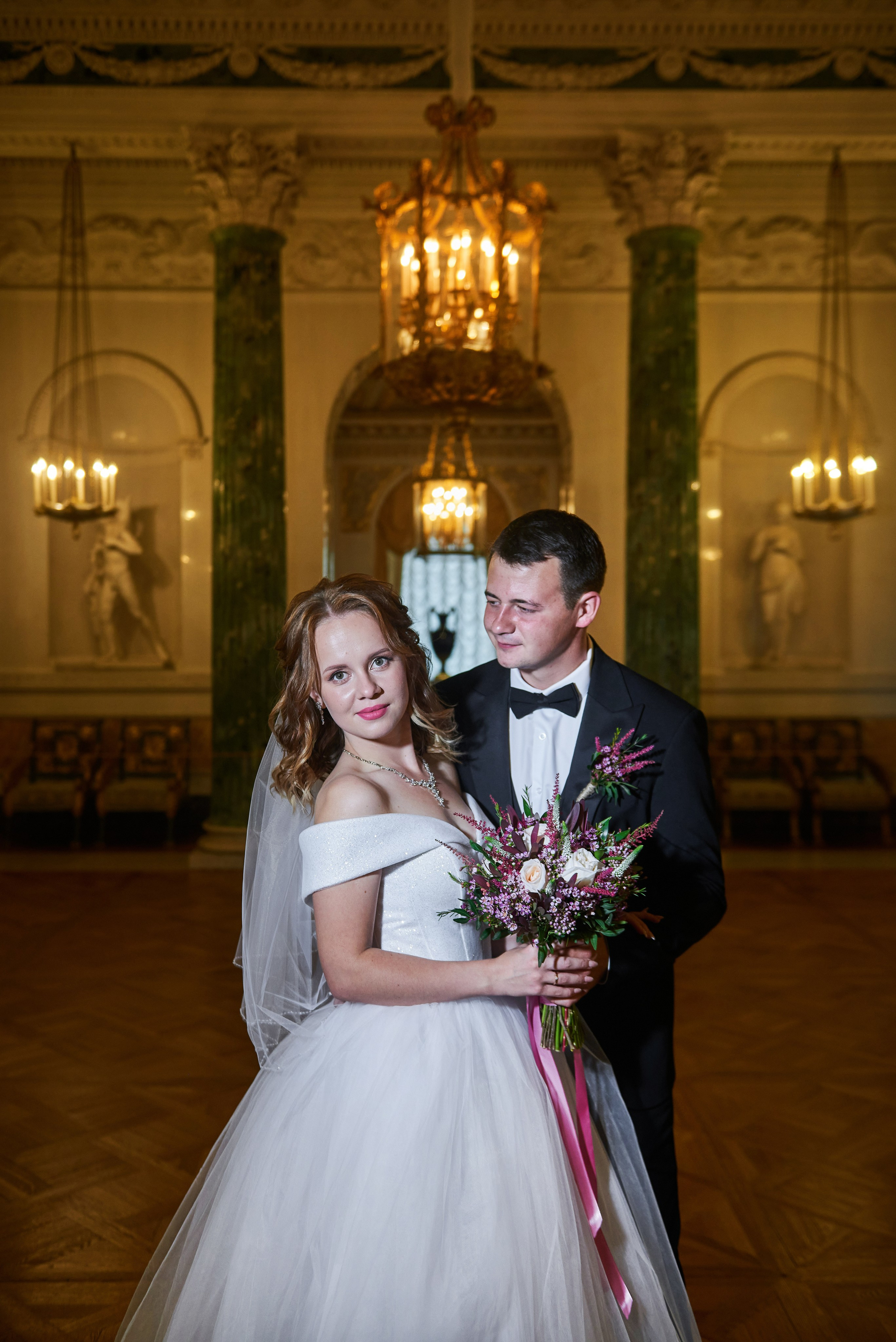 Екатерина и Александр (свадебная фотосессия в Павловском Дворце). Портретный, семейный и свадебный фотограф в Санкт-Петербурге и в Пушкине Ширяев Денис