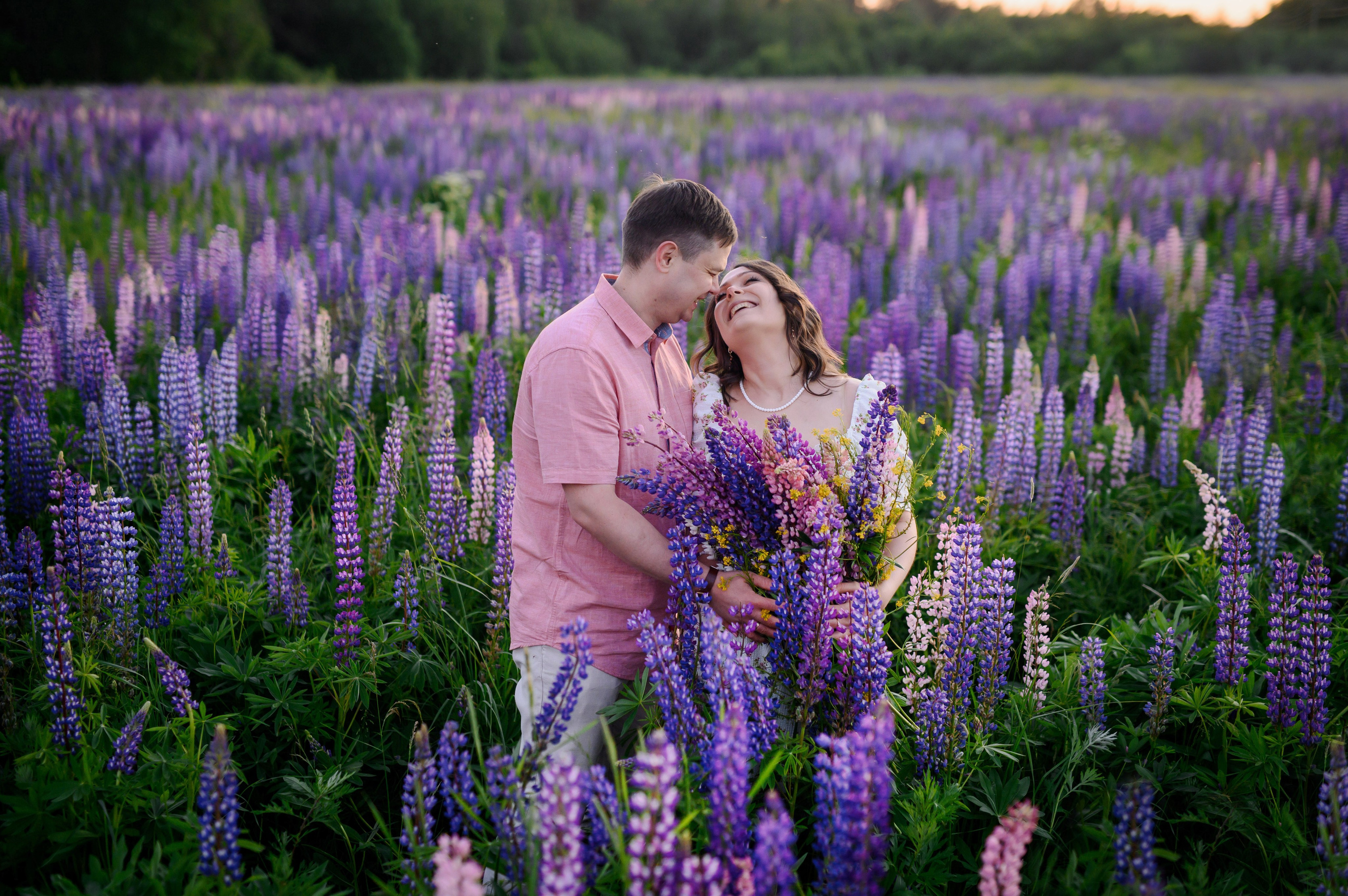 Люпиновое счастье. Портретный, семейный и свадебный фотограф в Санкт-Петербурге и в Пушкине Ширяев Денис