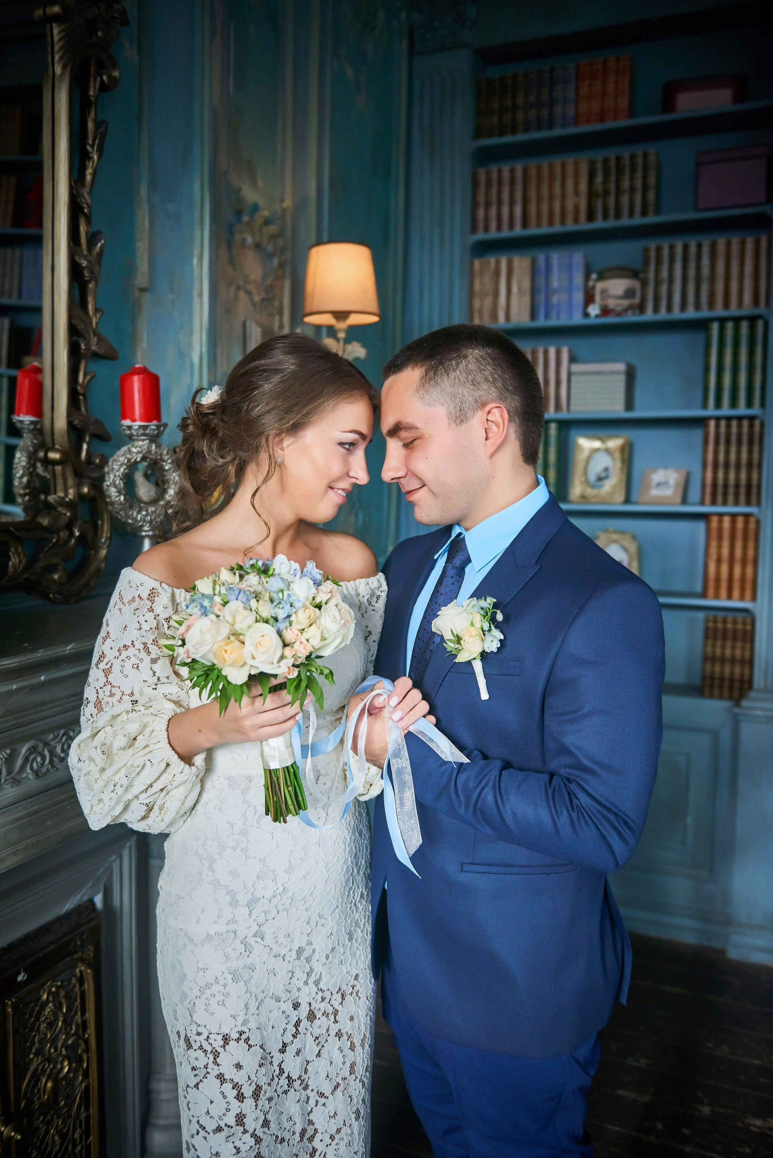 Свадебная фотосессия в студии. Портретный, семейный и свадебный фотограф в Санкт-Петербурге и в Пушкине Ширяев Денис