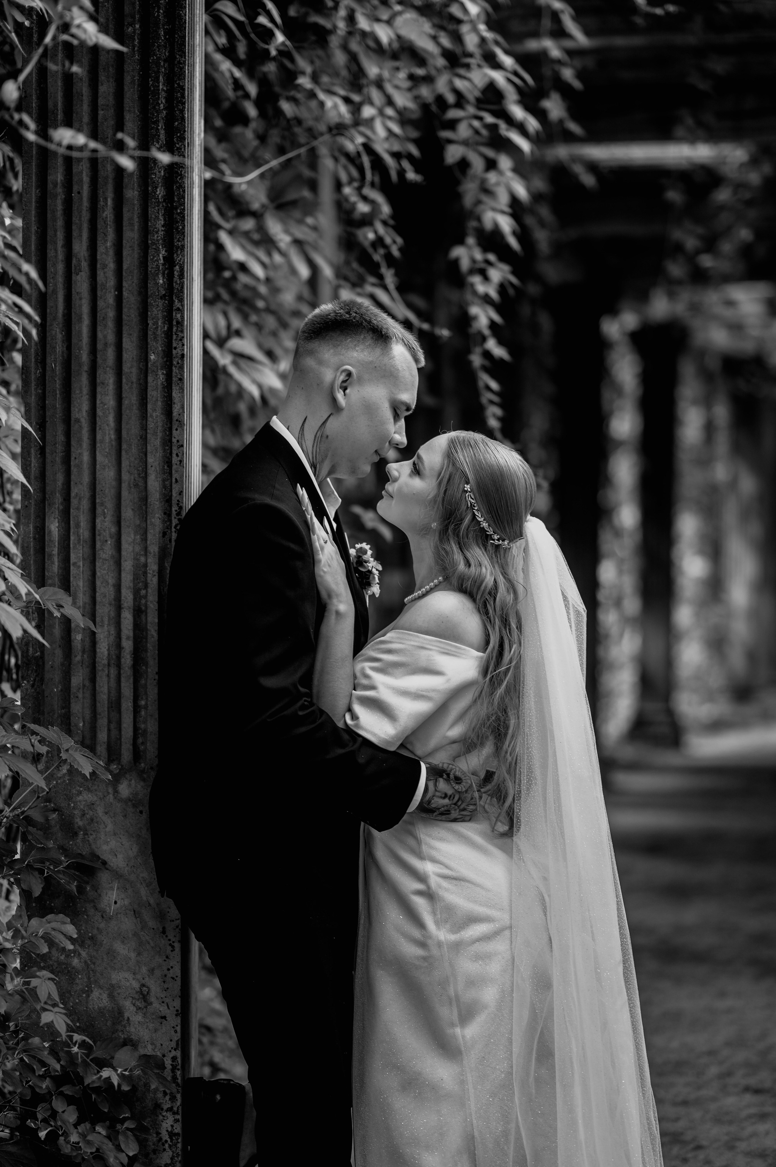 Виктория и Максим черно-белая серия. Портретный, семейный и свадебный фотограф в Санкт-Петербурге и в Москве Ширяев Денис