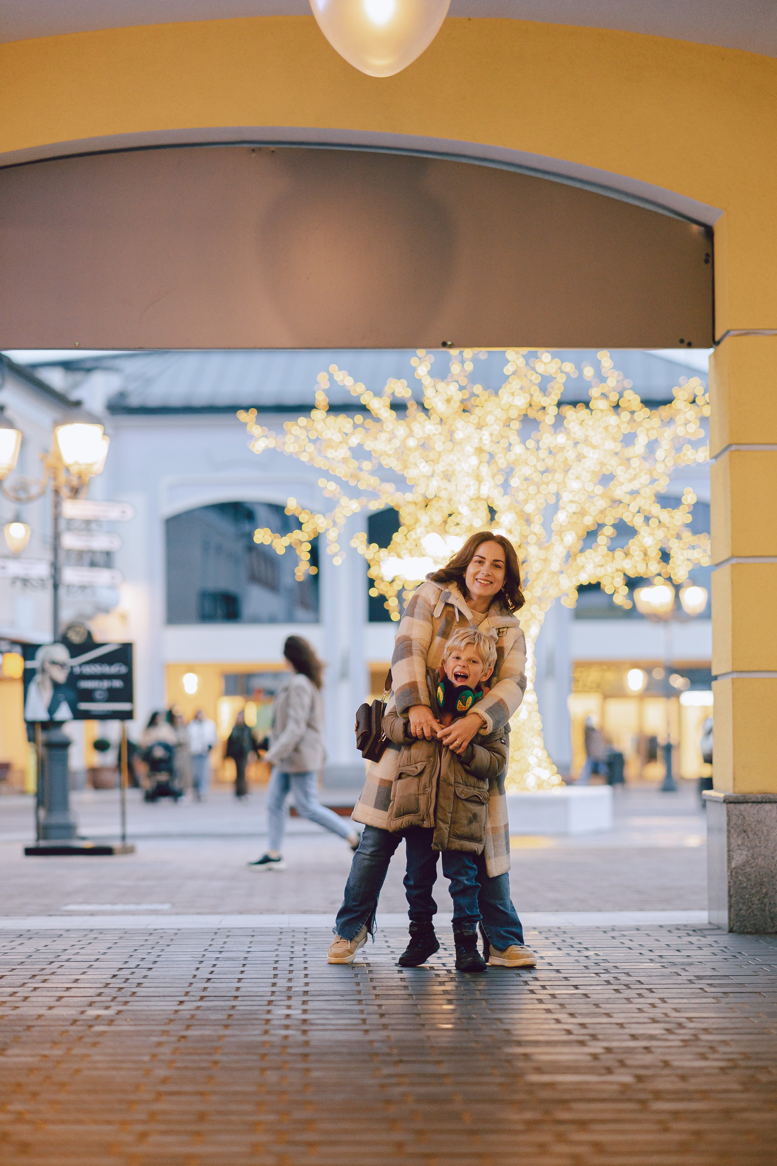 прогулка со старшим сыном