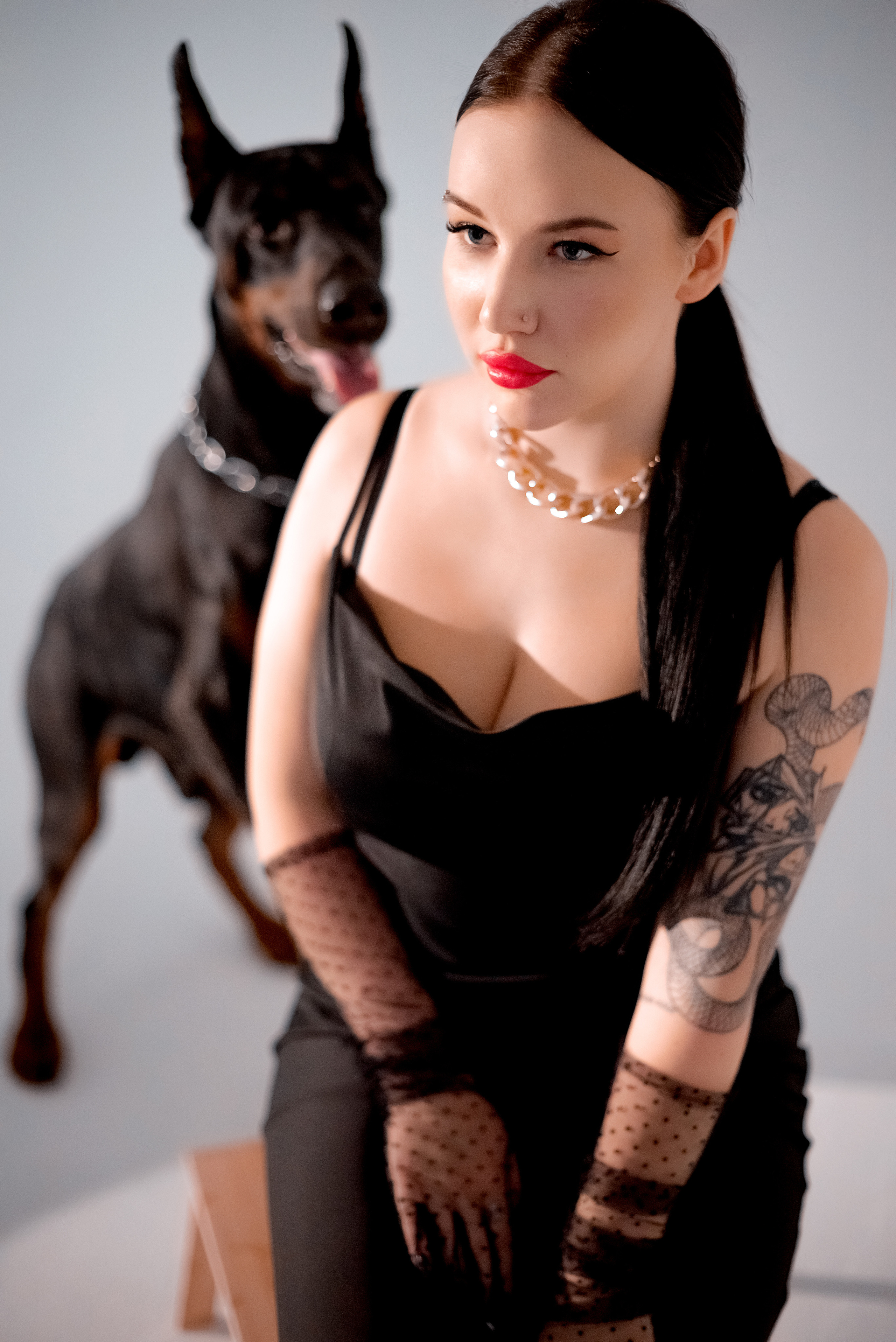 Фотосессия с доберманом. Семейный, индивидуальный, контент фотограф Москва