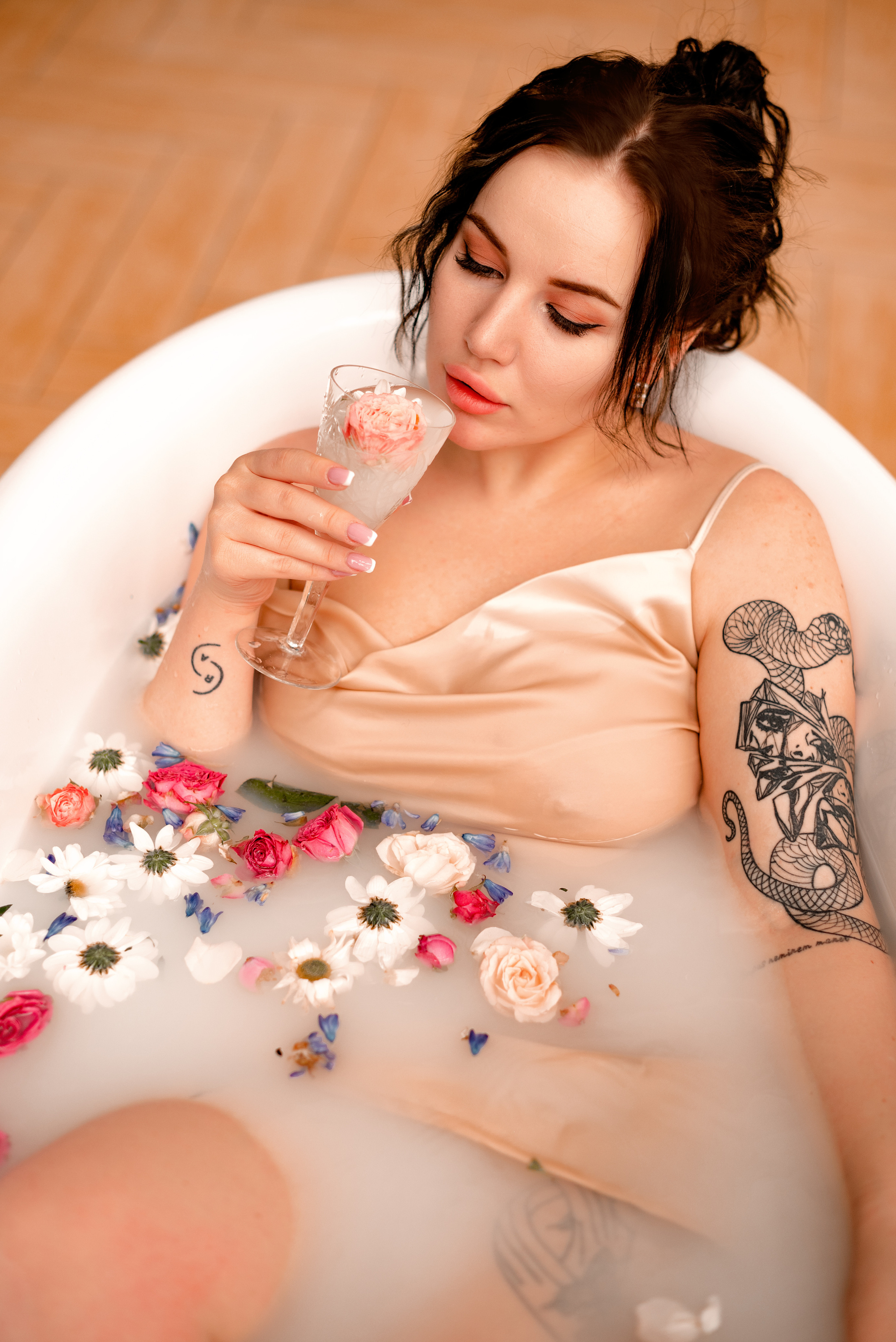 В ванной. Семейный, индивидуальный, контент фотограф Москва