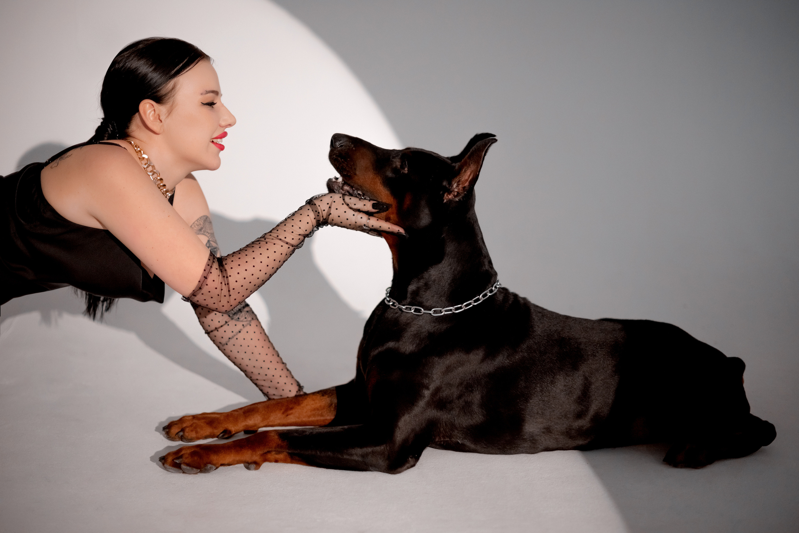 Фотосессия с доберманом. Семейный, индивидуальный, контент фотограф Москва