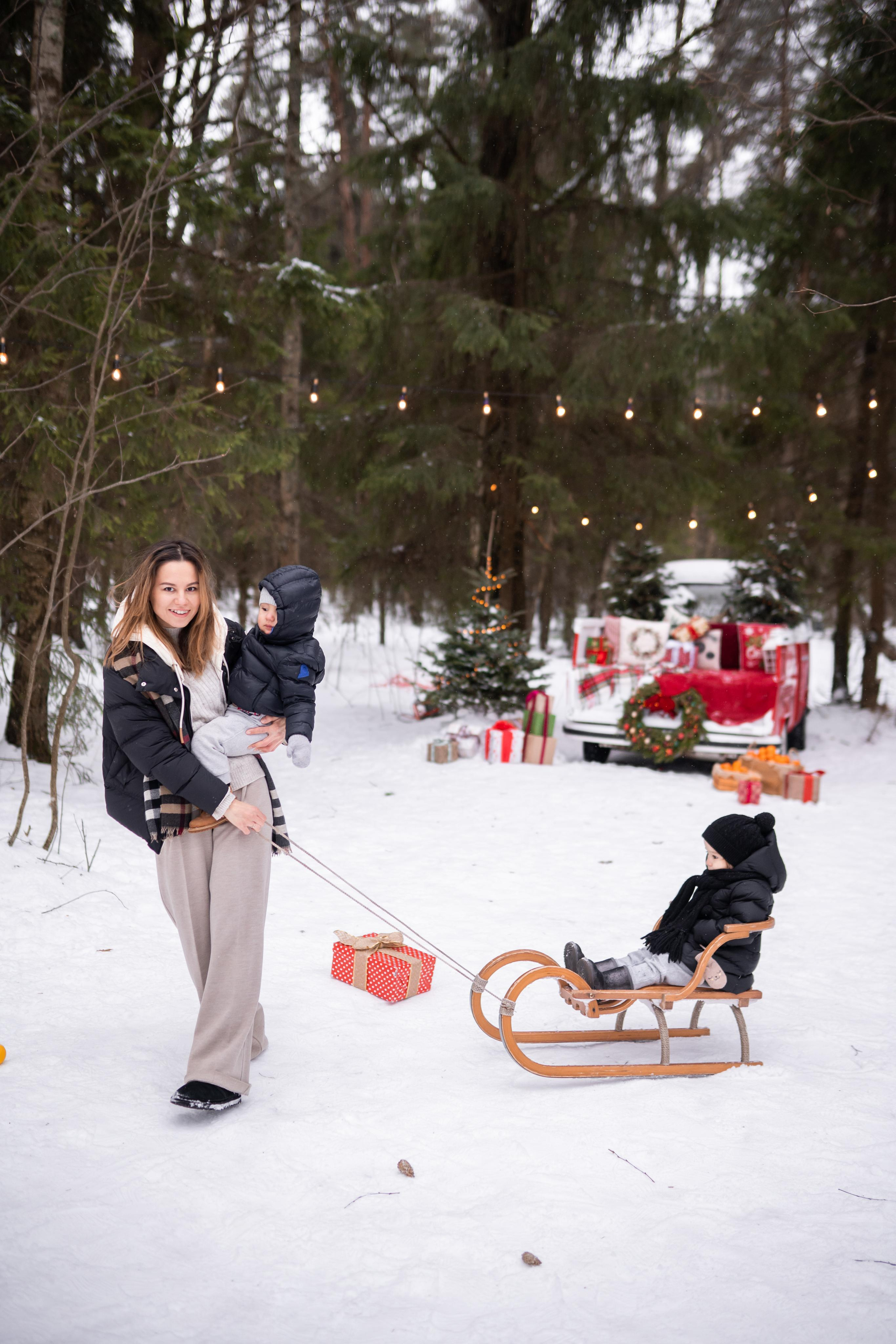Новогодние съемки. Семейный и детский фотограф Долгопрудный, Мария Кухтарова
