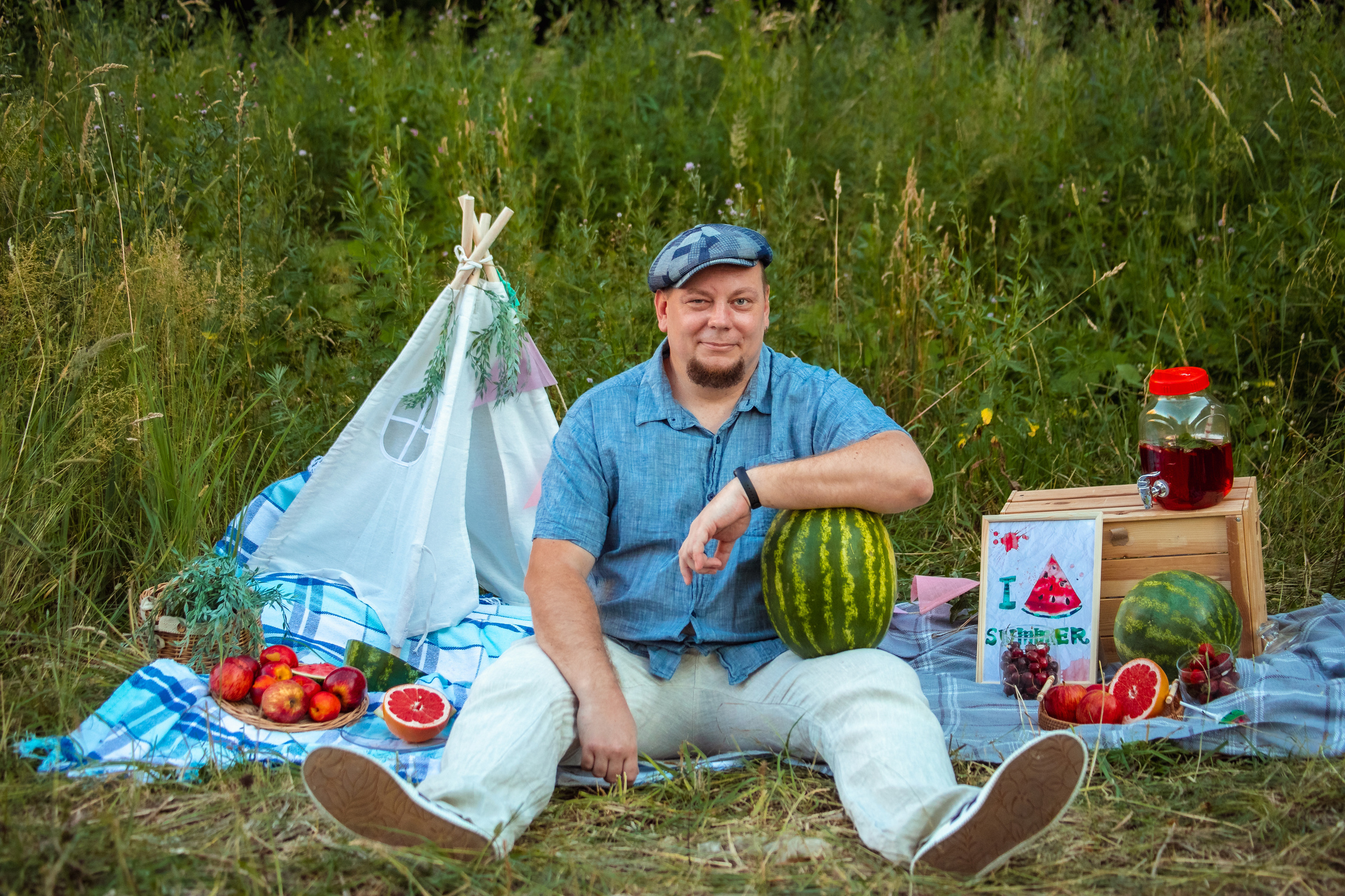 Арбузный пикник. Дарья Бухреева — фотограф, видеограф и фототерапевт. Москва и мир