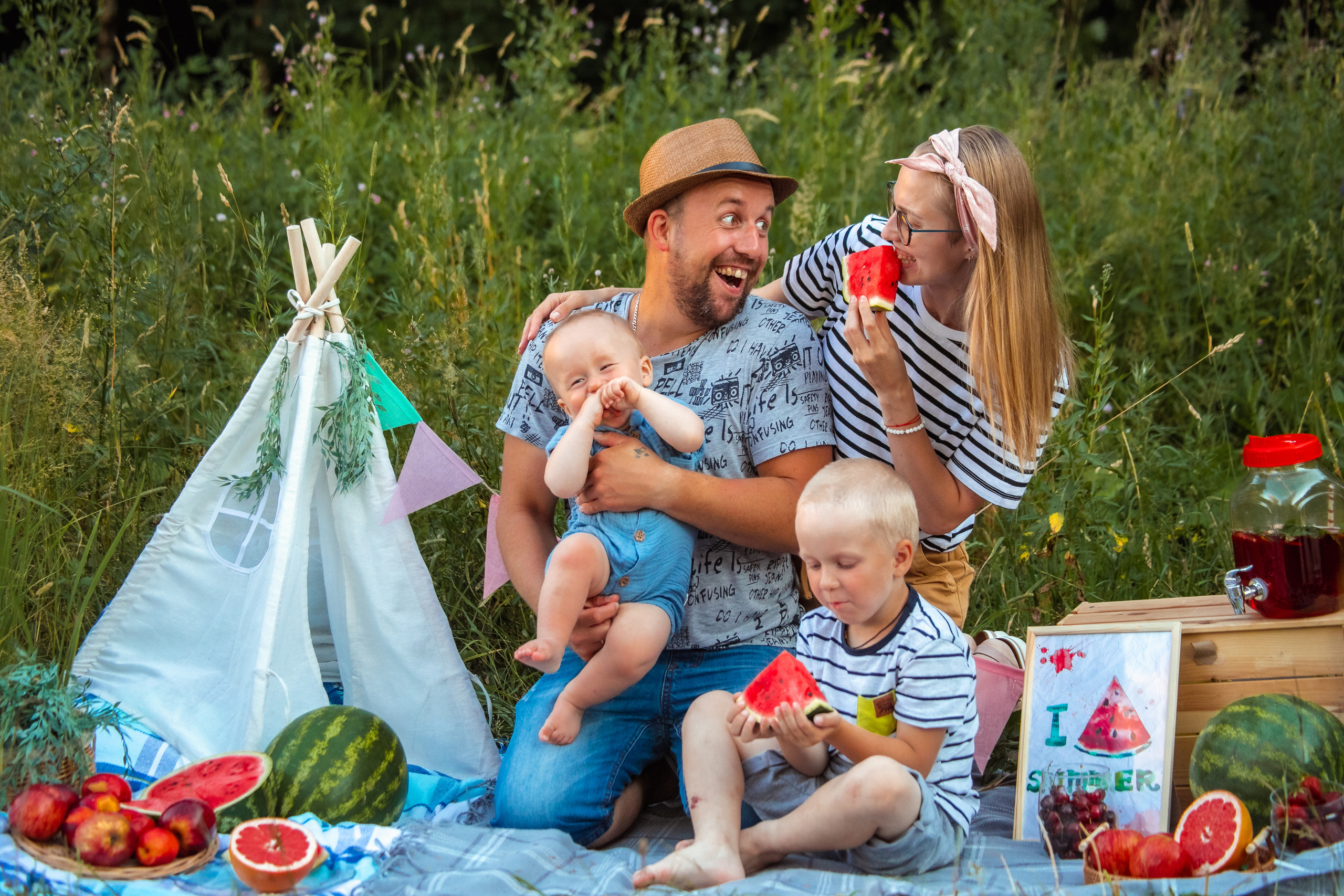 Арбузный пикник. Дарья Бухреева — фотограф, видеограф и фототерапевт. Москва и мир