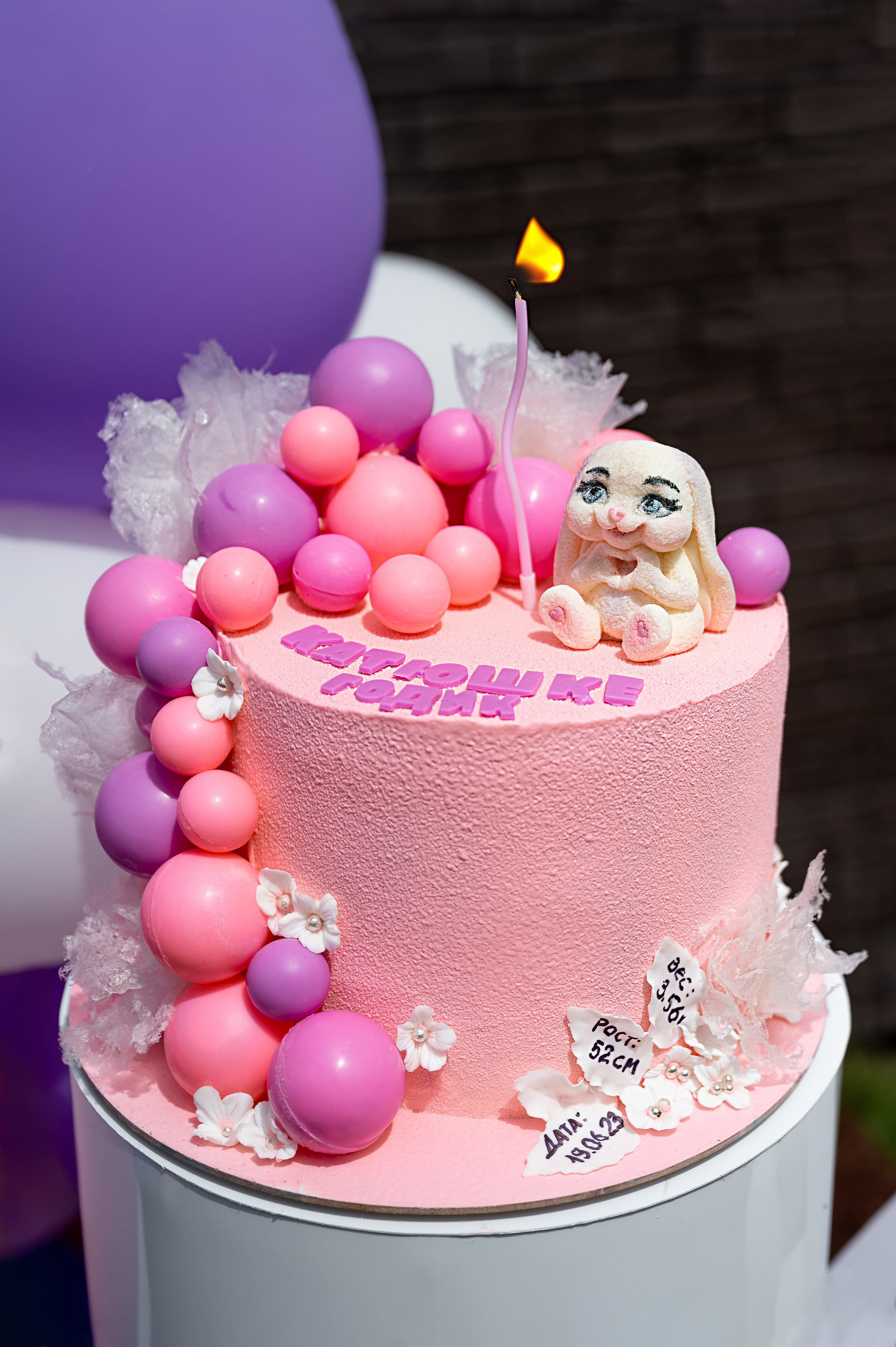 Катюше 1 годик. Фотозона. Свадебный, семейный и репортажный фотограф. Брянск. Эльвира Голенкова