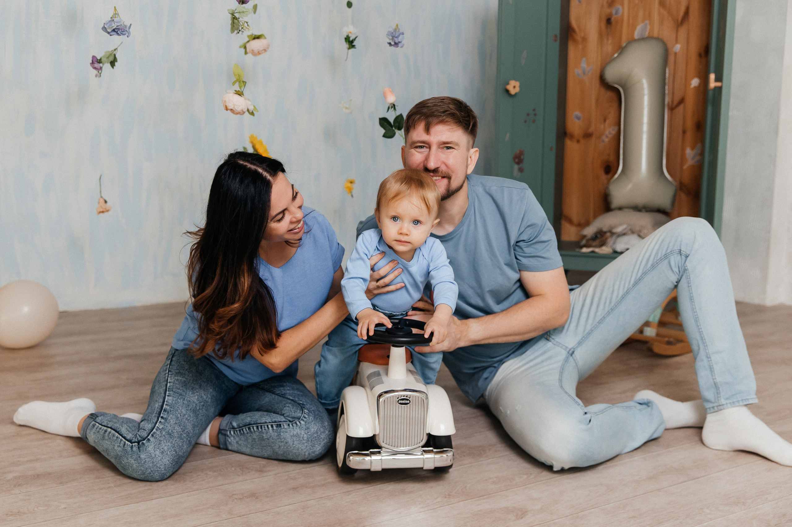 Фотосессия на 1 годик, детская фотостудия Кемерово