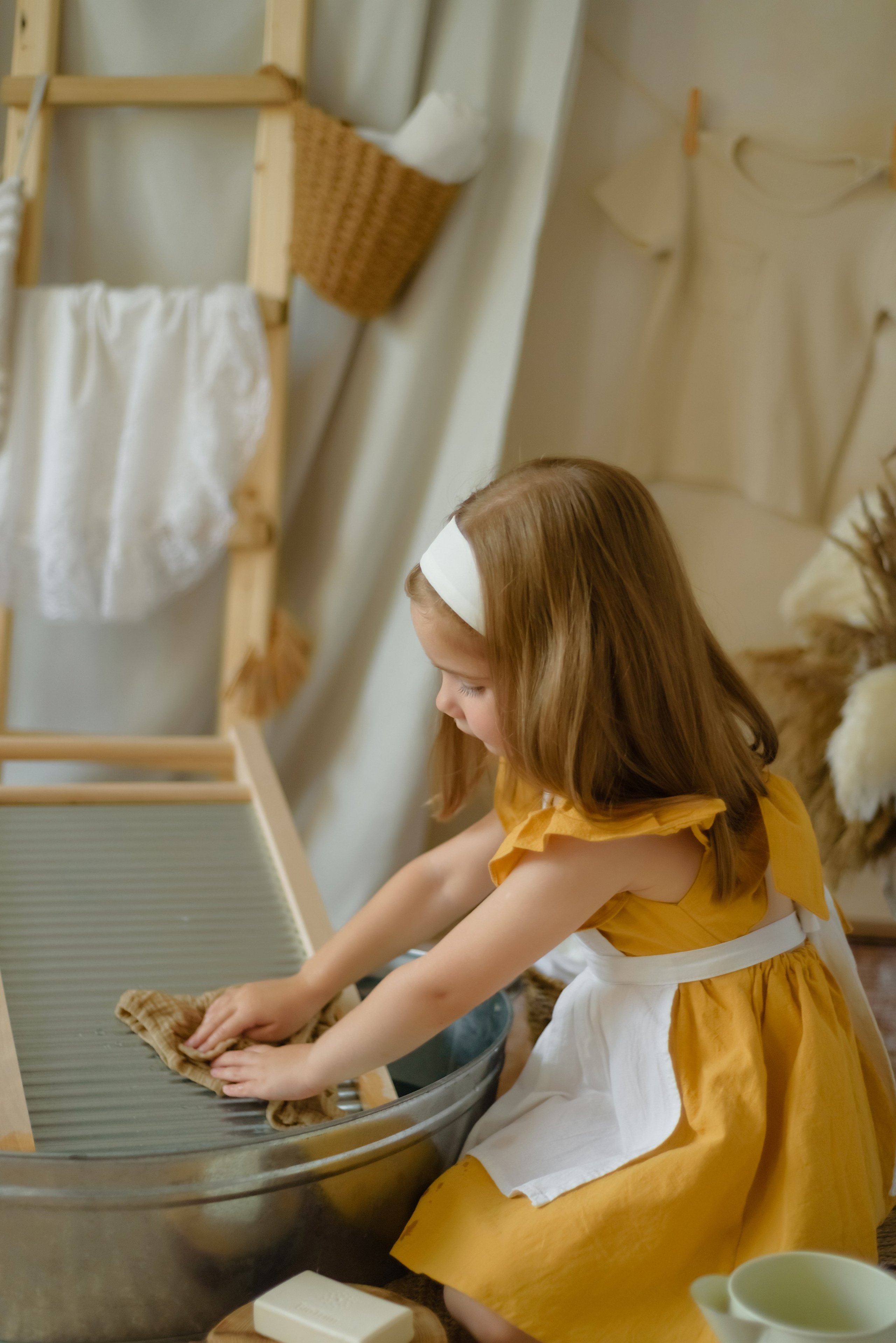 Фотопроект «Стирка» ч.2 Полина. Детский Фотограф |Фотограф на годик в Брянске Ирина Романова