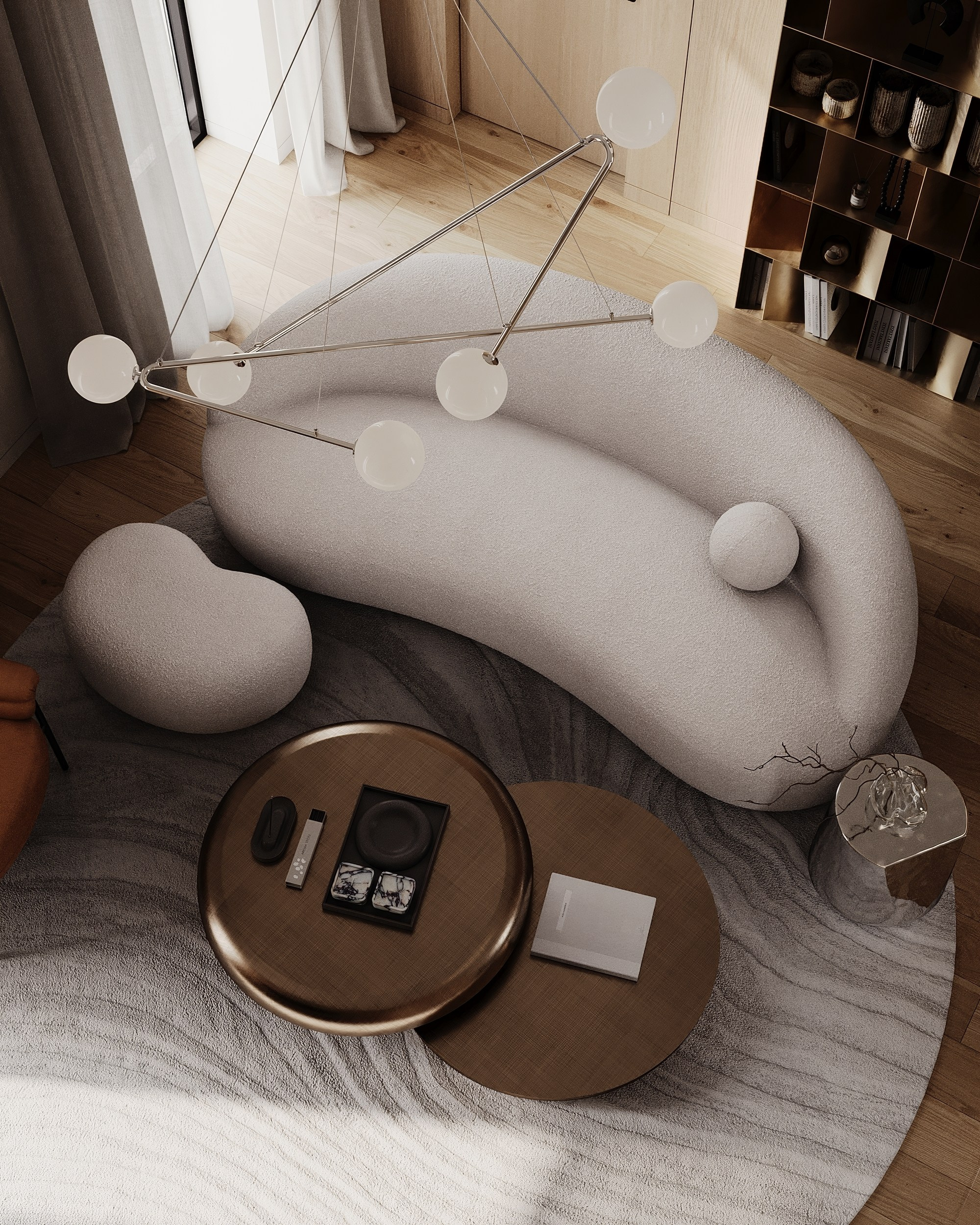 PRIVATE HOUSE. Interior 3D visualizer Liya Iskevich