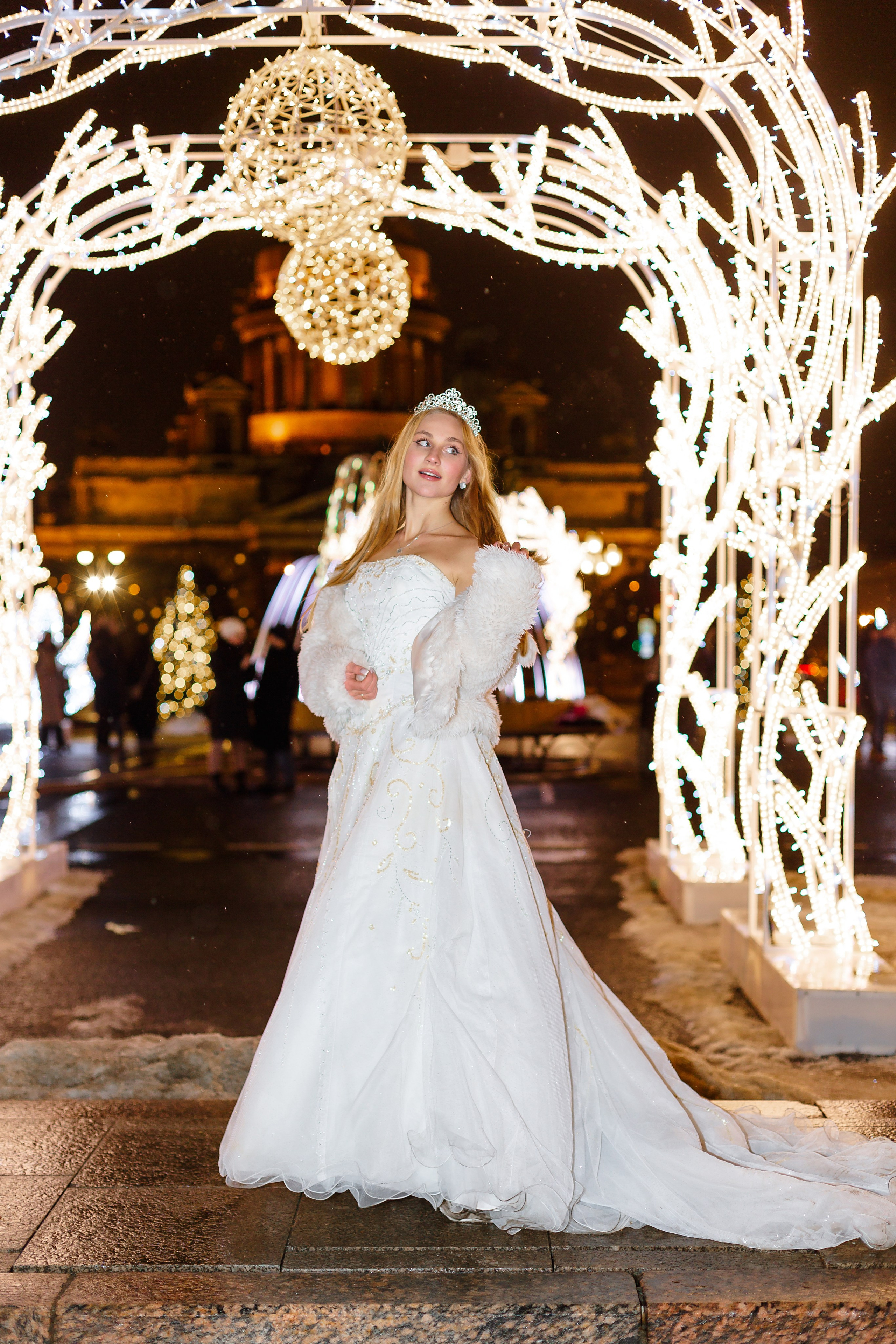 Прогулка по Новогоднему ночному Санкт- Петербургу. Свадебный и семейный фотограф Спб Бошман Ирина