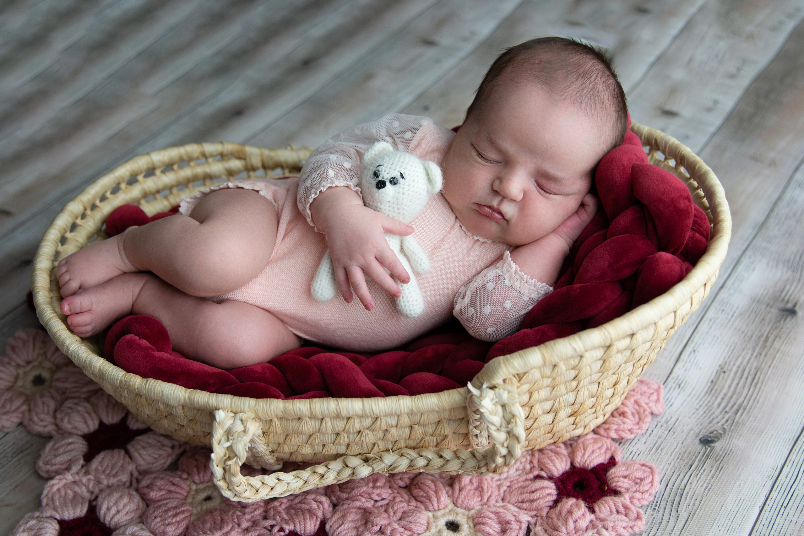 Профессиональная фотосессия новорожденного. Фотограф новорожденных Жуковский Раменское