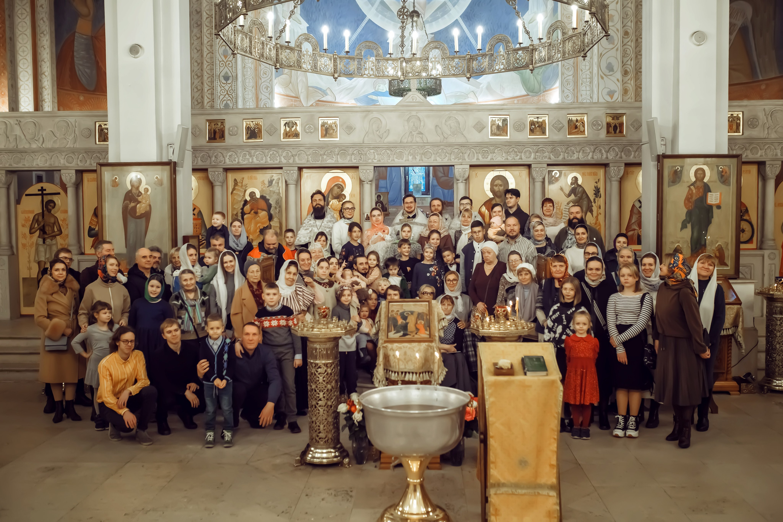 Крещение Анны. Фотограф на Крещение, семейный фотограф в Москве