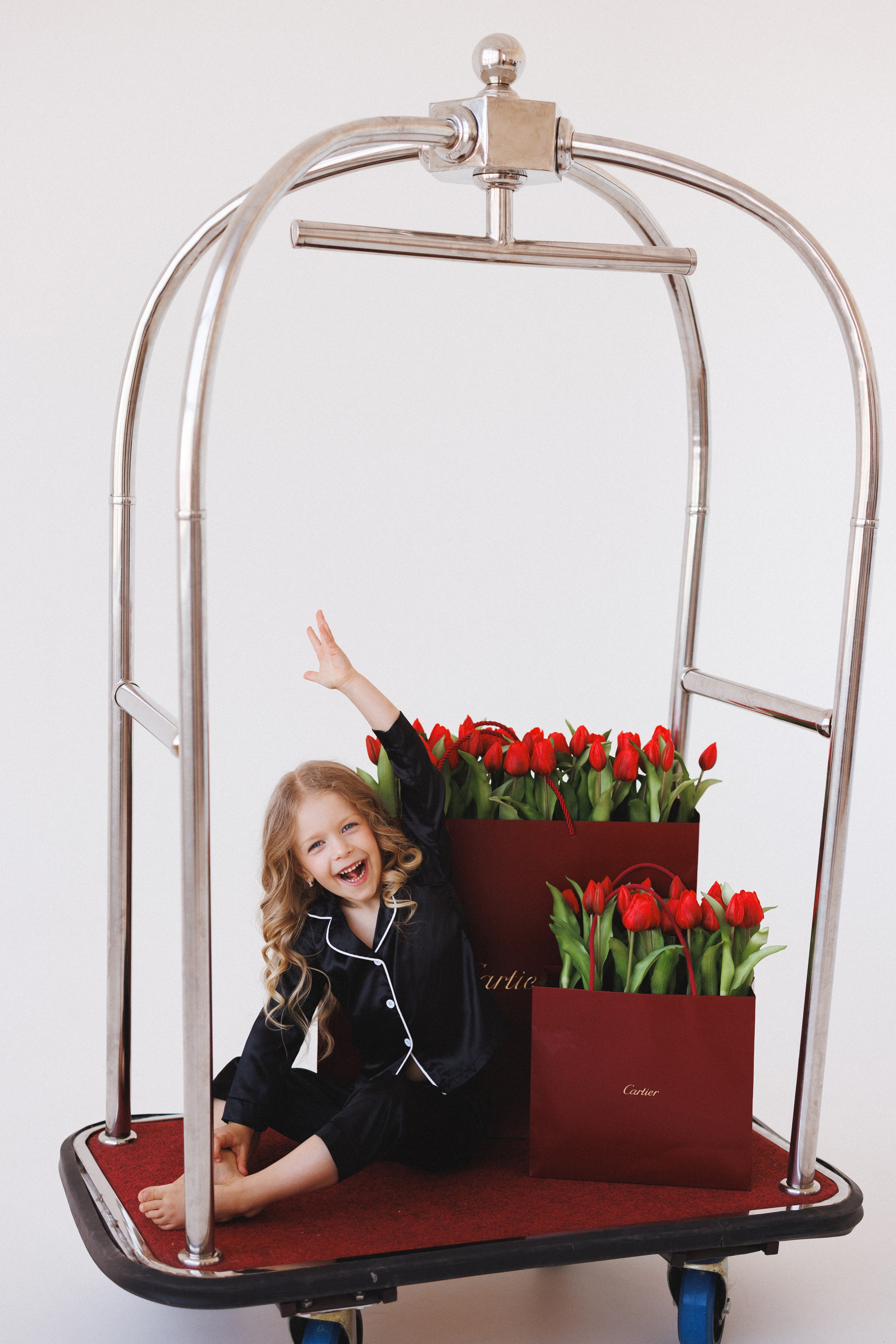 Фотосессия для девочек в тематике «Гардеробная». Семейный и детский фотограф в Краснодаре Анна Трашкова