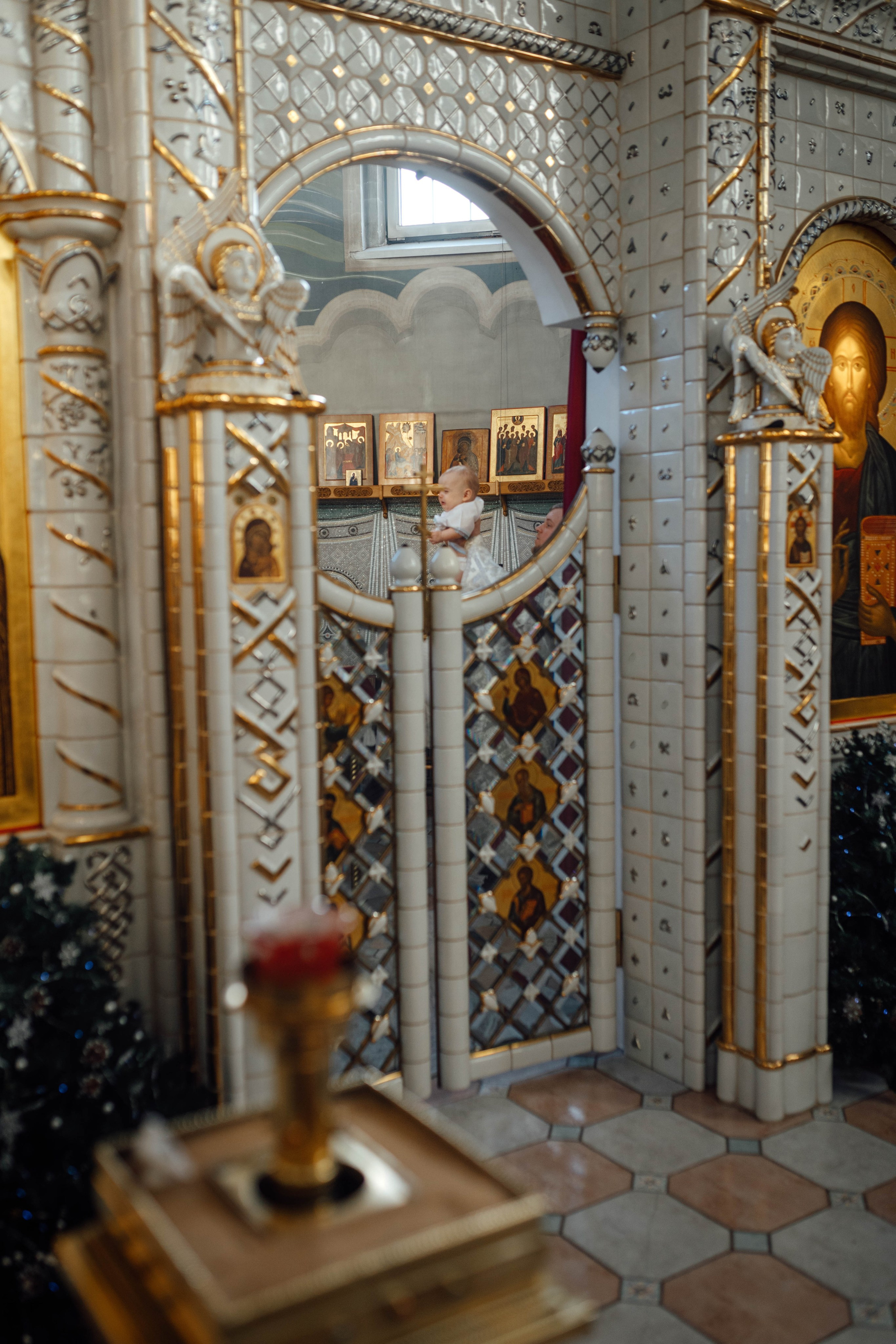 Крещение Александра, храм Иова Многострадального (Дом Милосердия), Минск, январь 2026