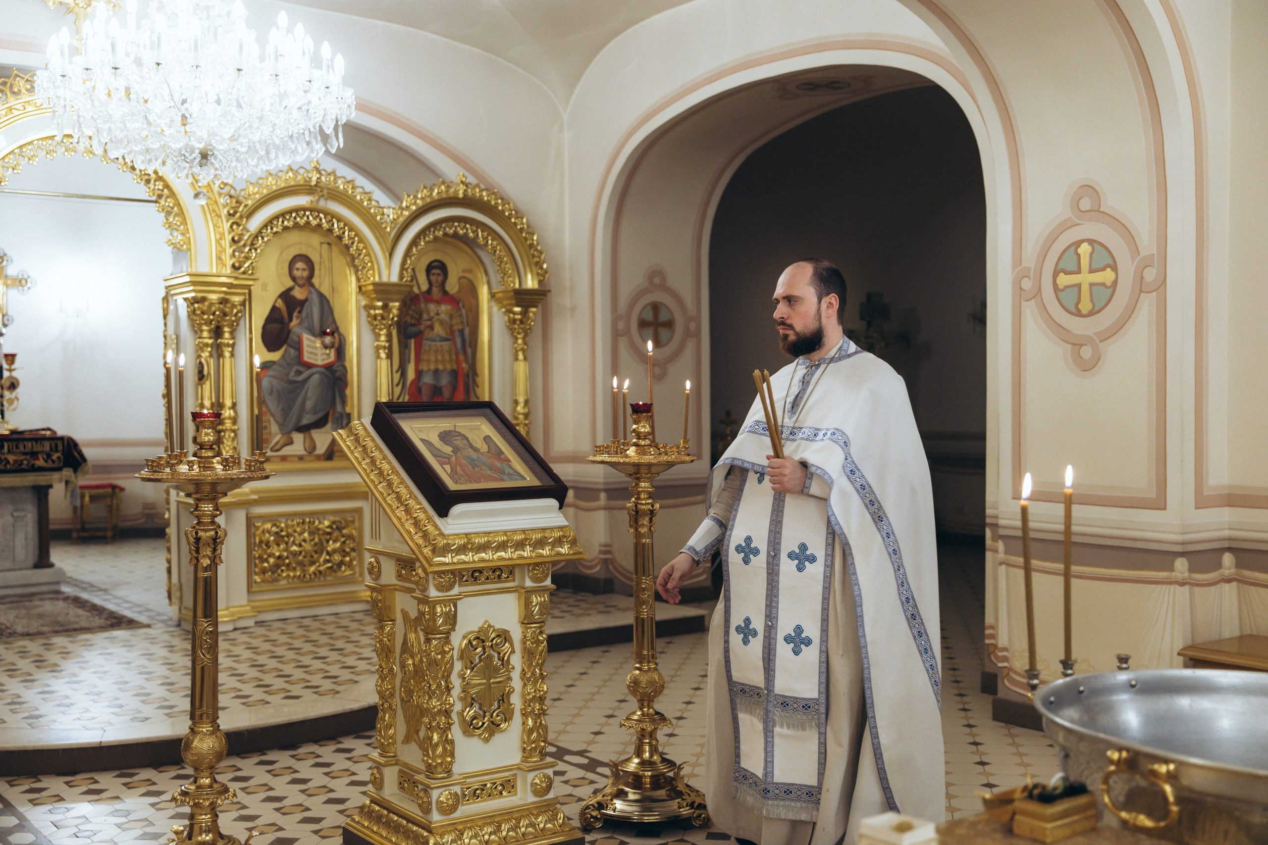 Крещение Павла. Фотограф на крещение в Рязани. Семейный фотограф