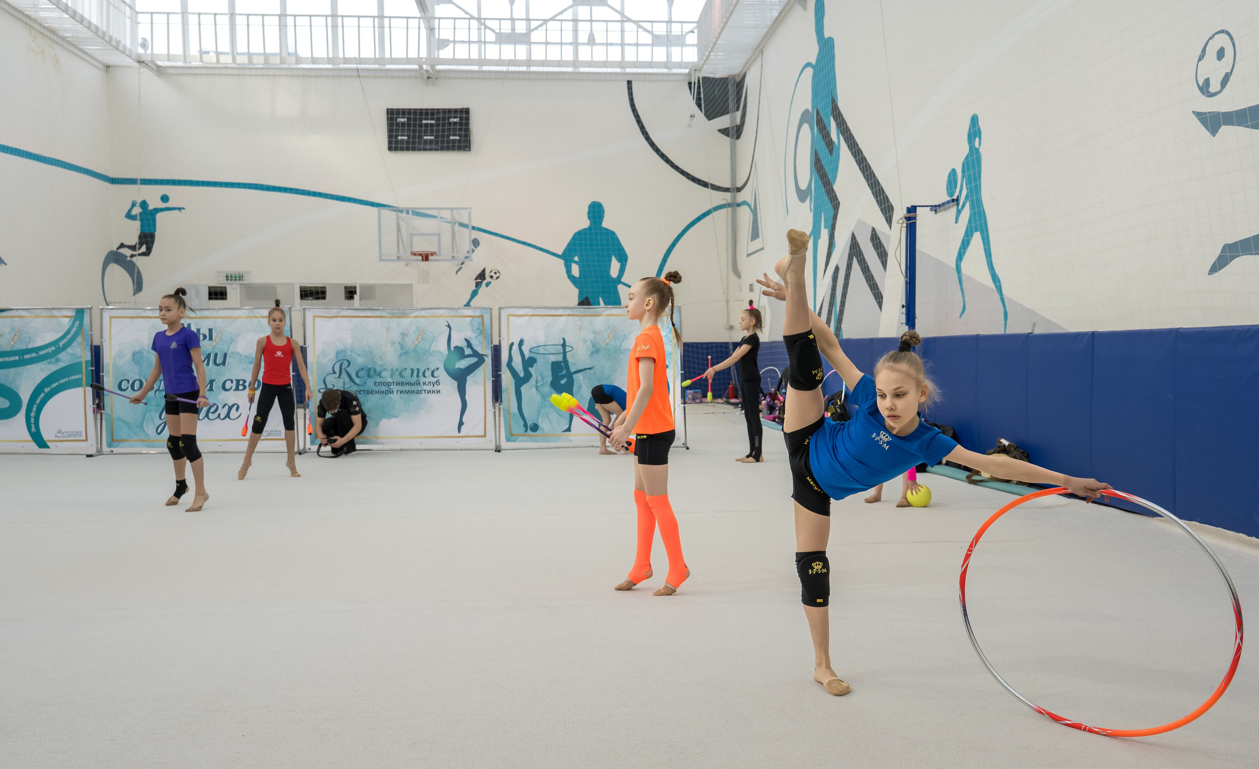 Тренировочный процесс. Художественная гимнастика. Фотограф в Москве