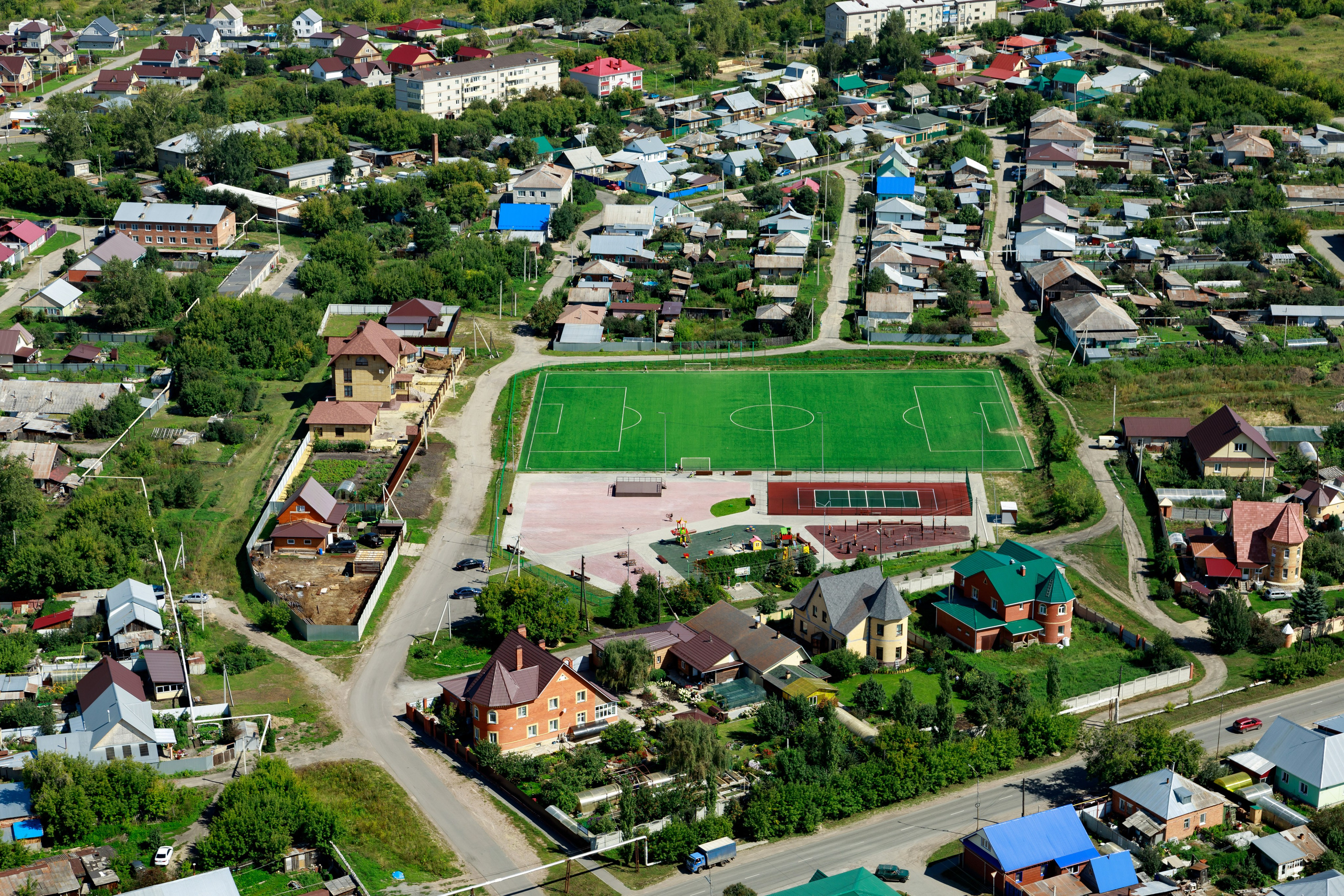 Город с высоты птичьего полёта. Фотограф Андрей Гузеев