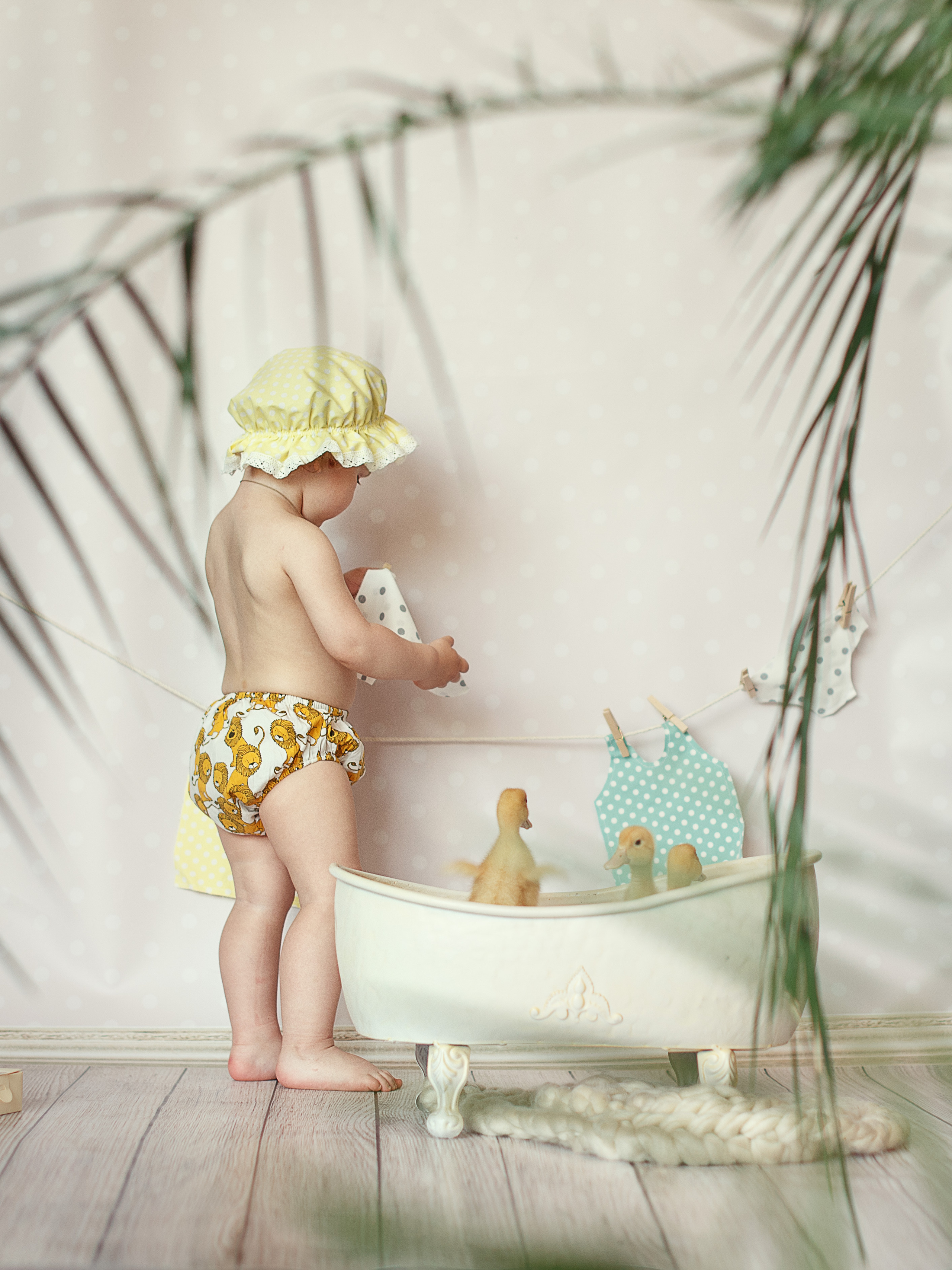 Фотопроект для малышей — утята. Детский и семейный фотограф Склярова Екатерина