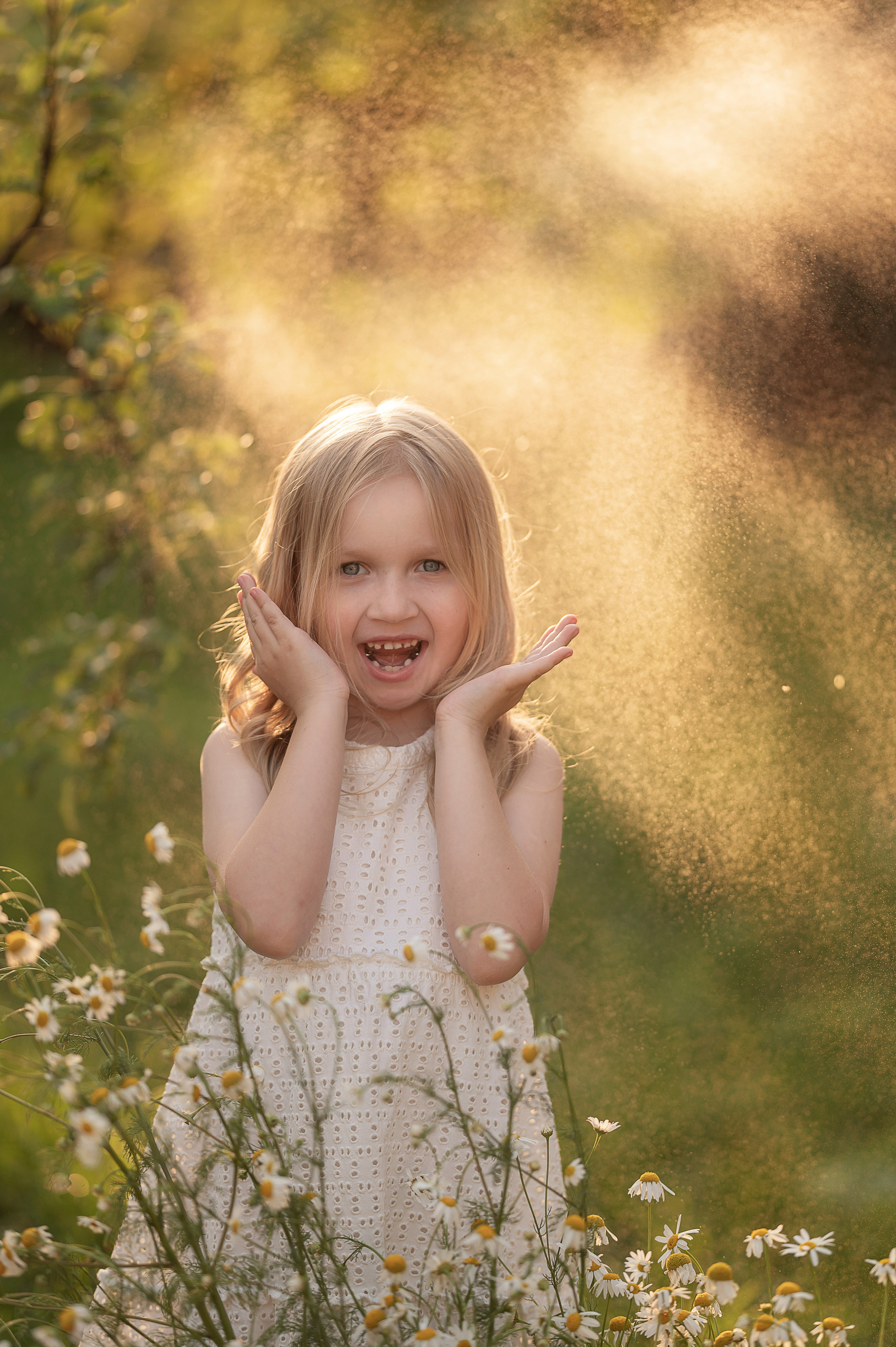 Детский фотопроект Ромашки. Детский и семейный фотограф Склярова Екатерина