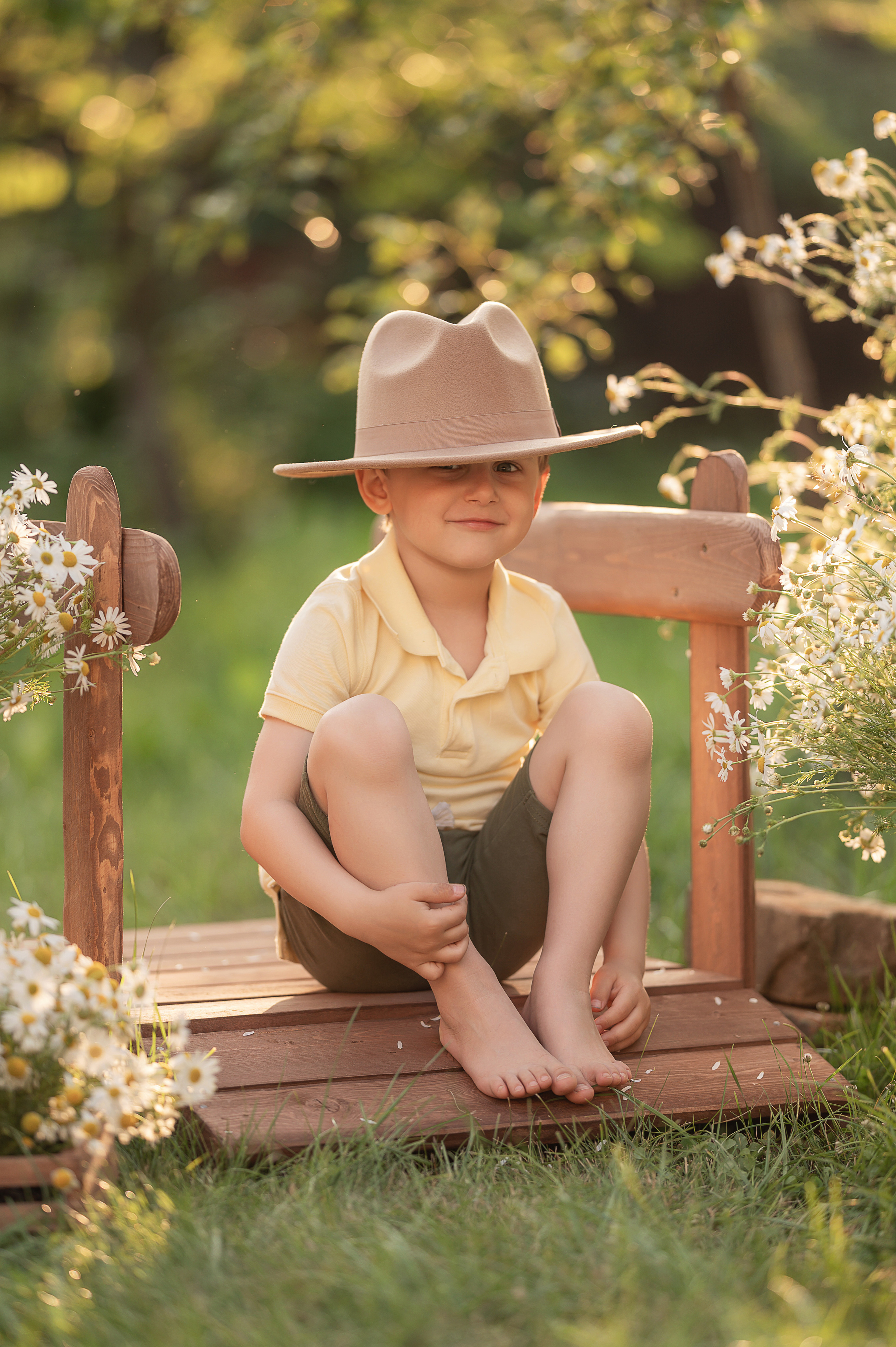 Детский фотопроект Ромашки. Детский и семейный фотограф Склярова Екатерина