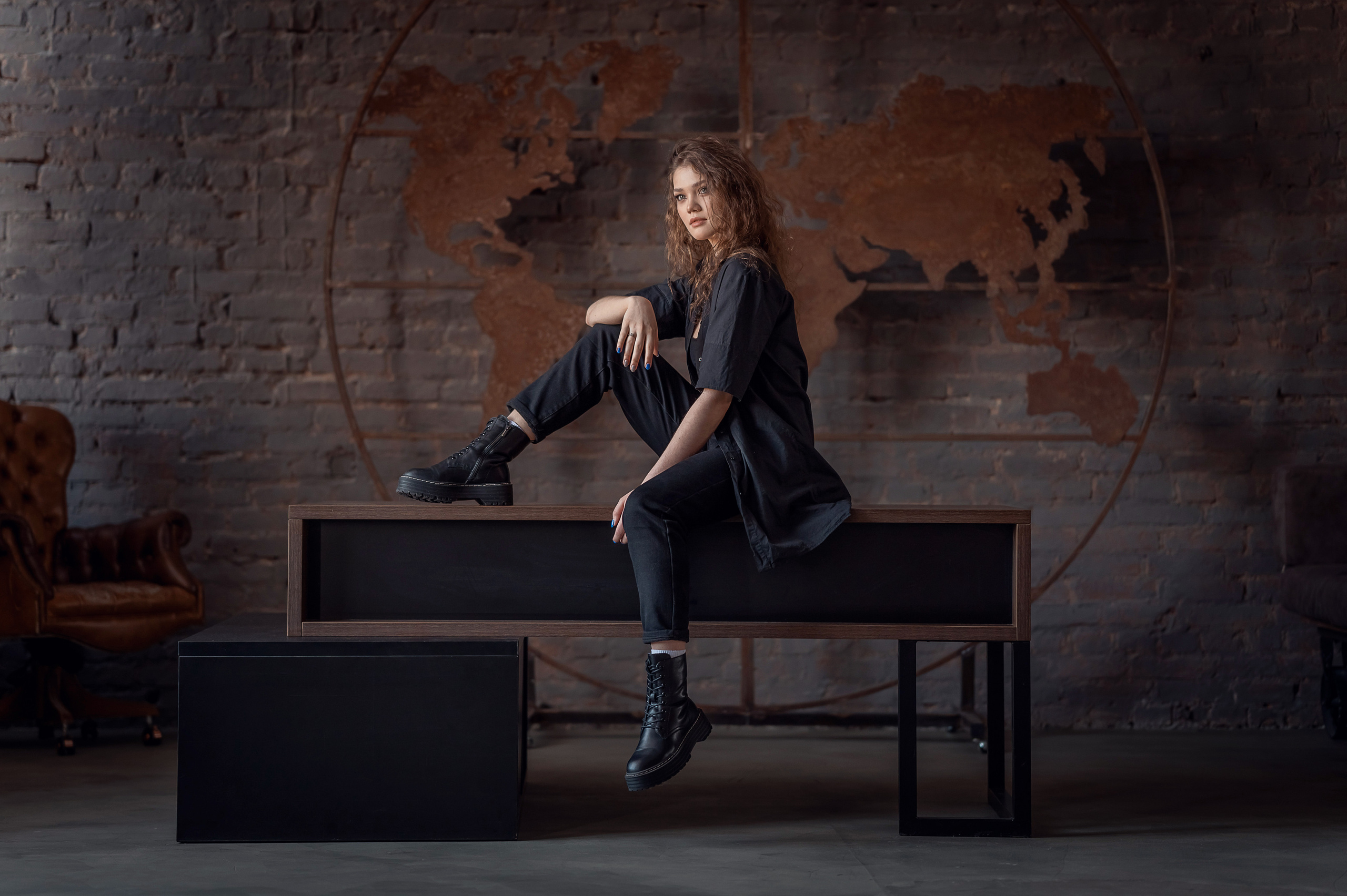 Женский портрет в темном ключе. Детский и семейный фотограф Склярова Екатерина