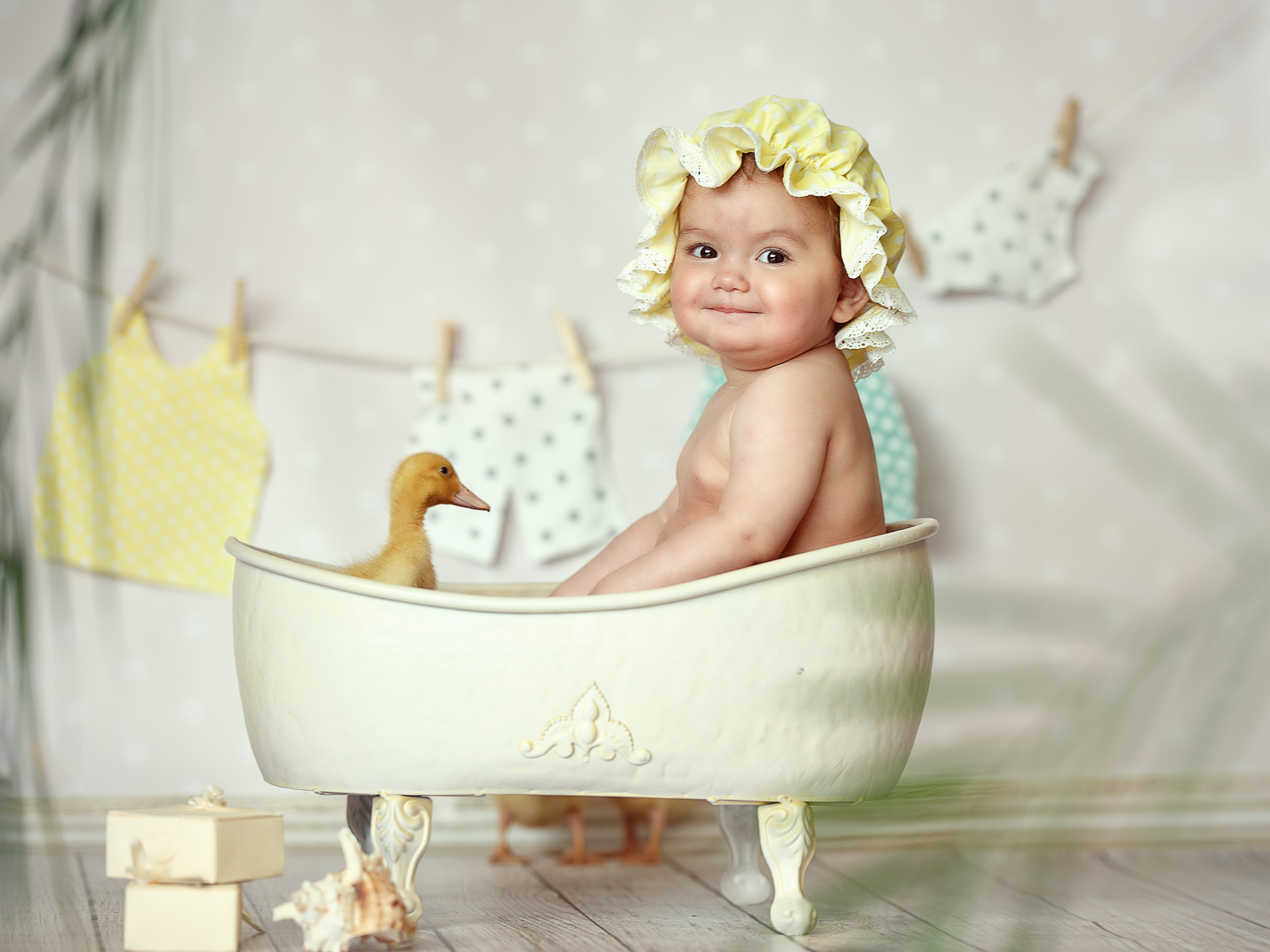 Фотопроект для малышей — утята. Детский и семейный фотограф Склярова Екатерина