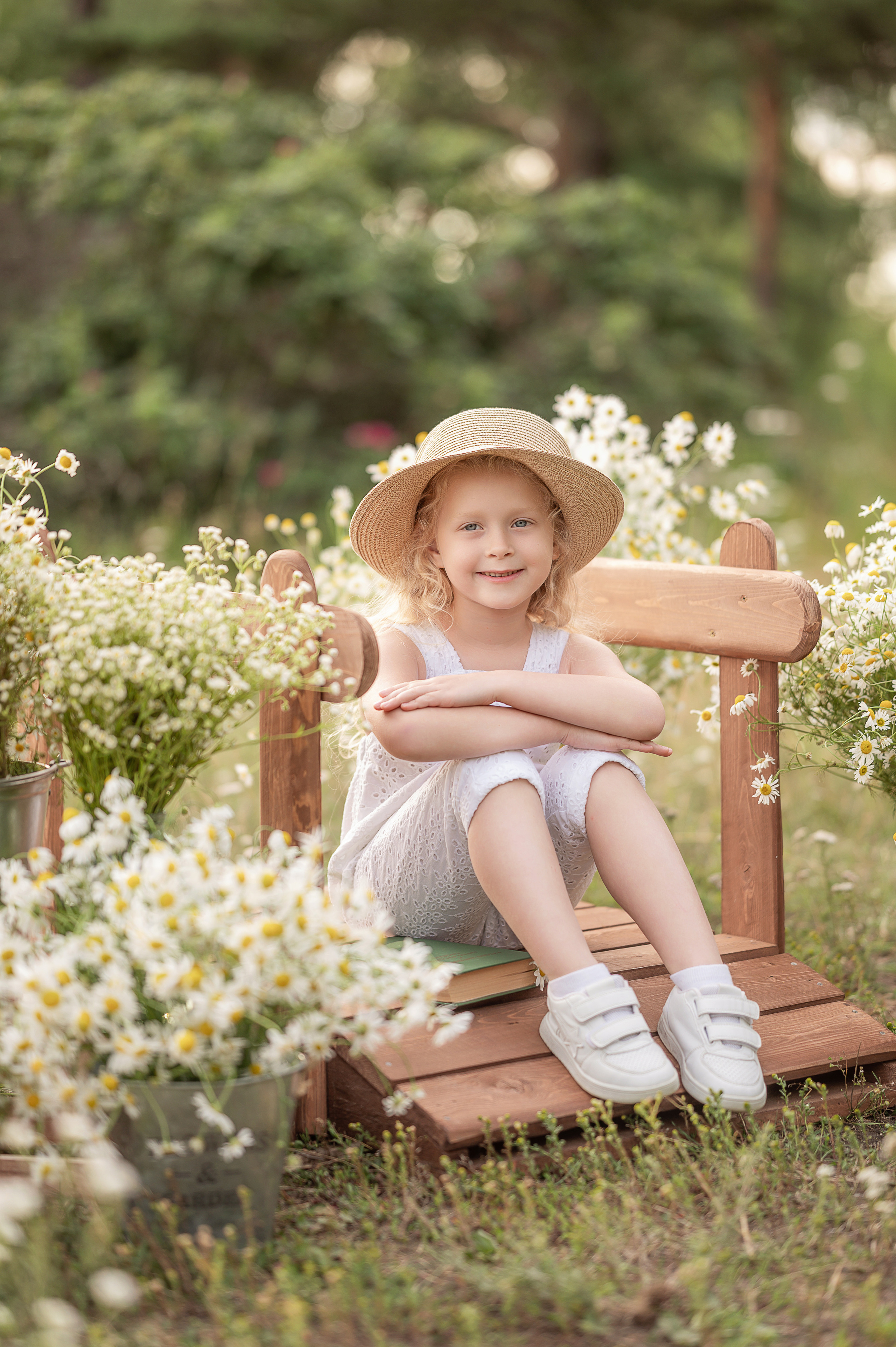 Детский фотопроект Ромашки. Детский и семейный фотограф Склярова Екатерина