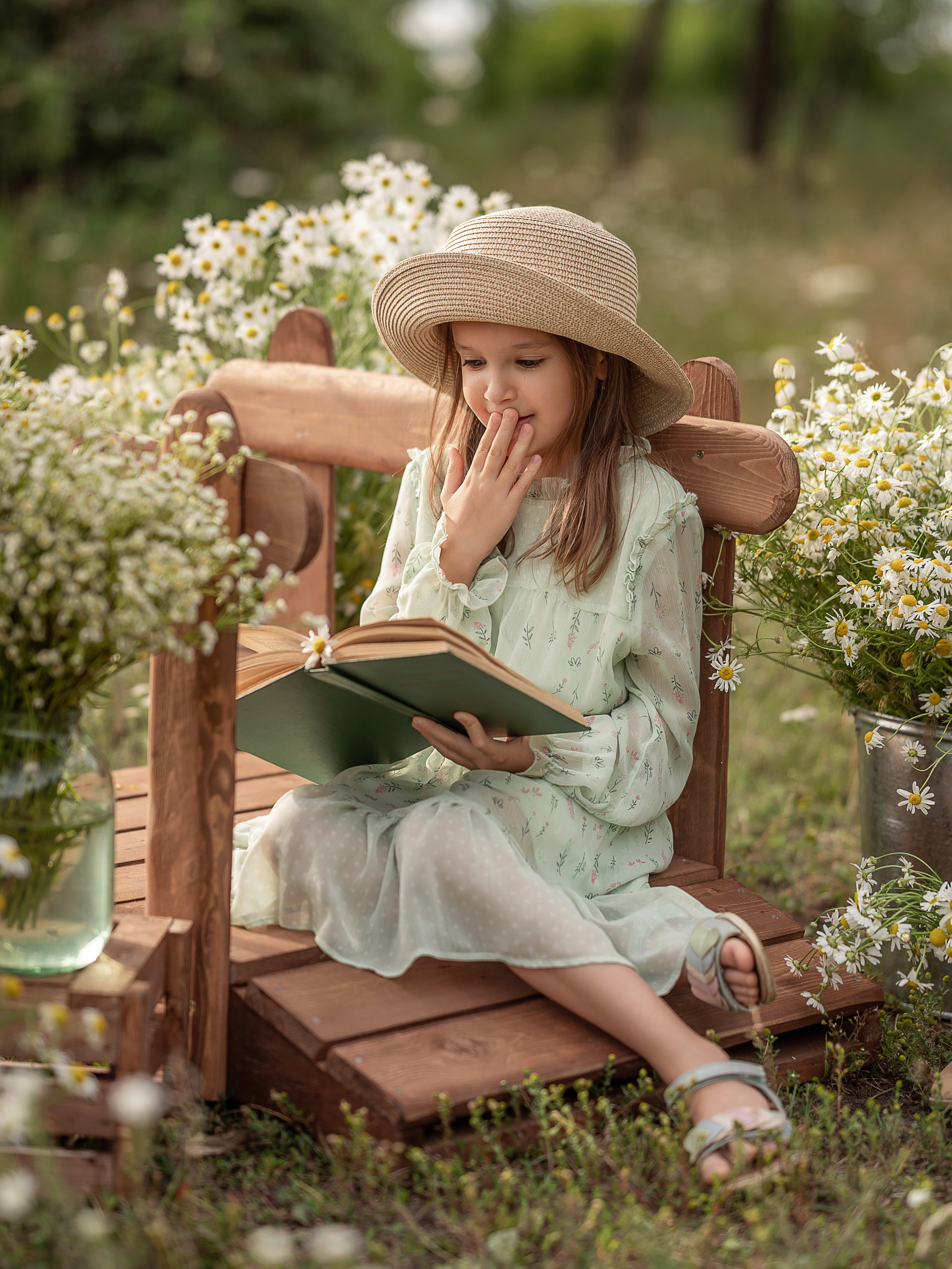 Детский фотопроект Ромашки. Детский и семейный фотограф Склярова Екатерина