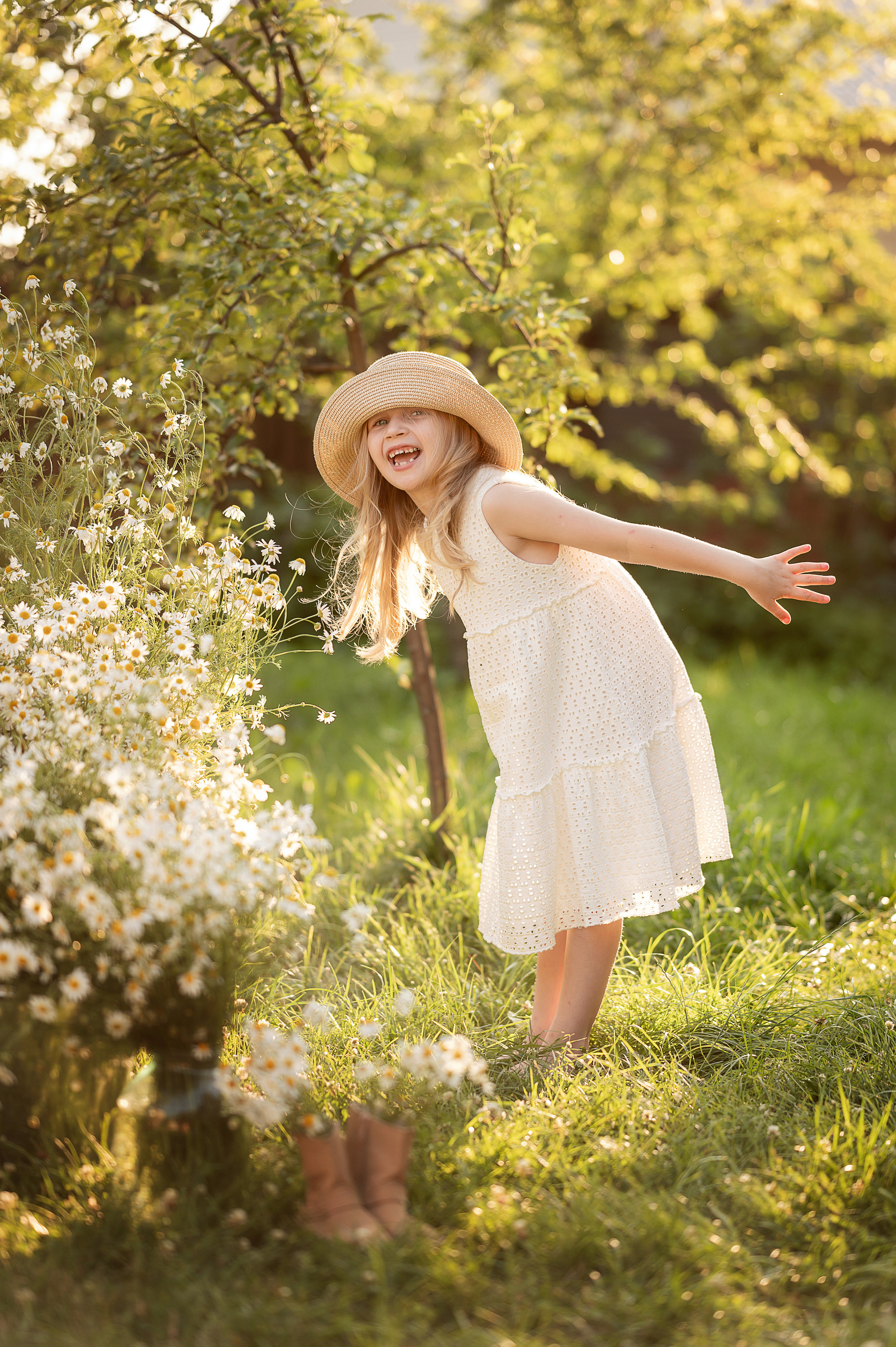 Детский фотопроект Ромашки. Детский и семейный фотограф Склярова Екатерина