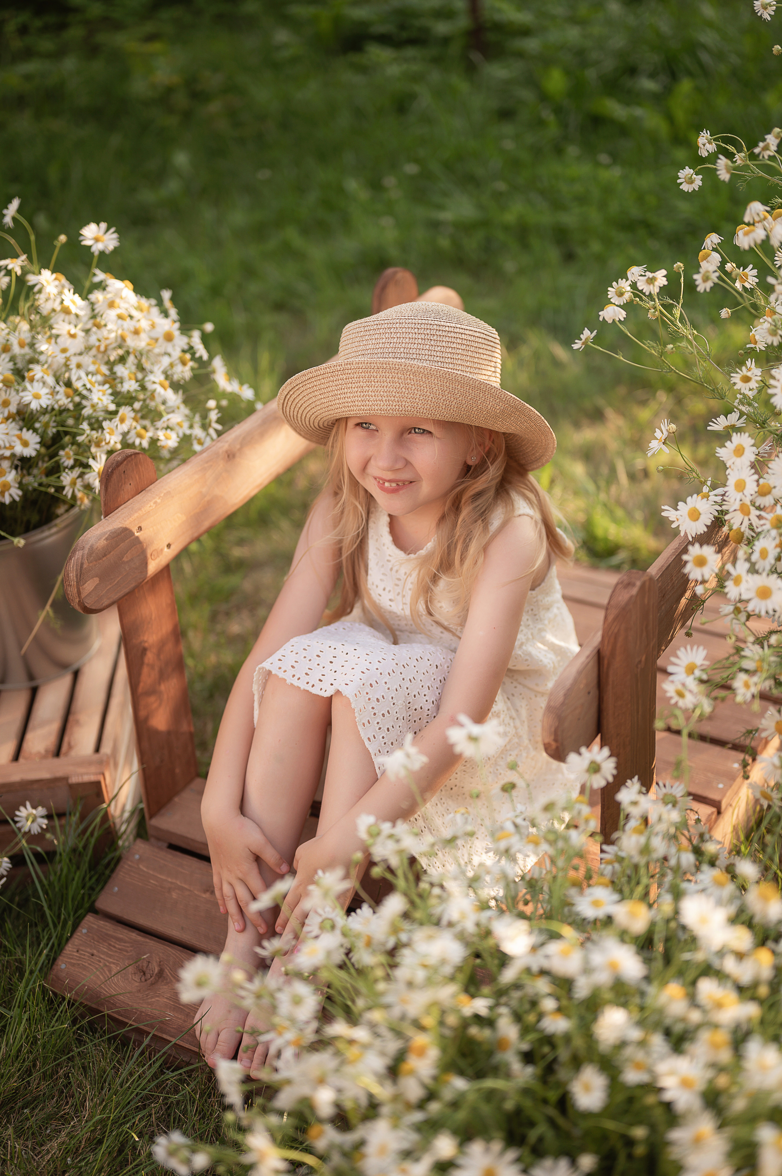 Детский фотопроект Ромашки. Детский и семейный фотограф Склярова Екатерина