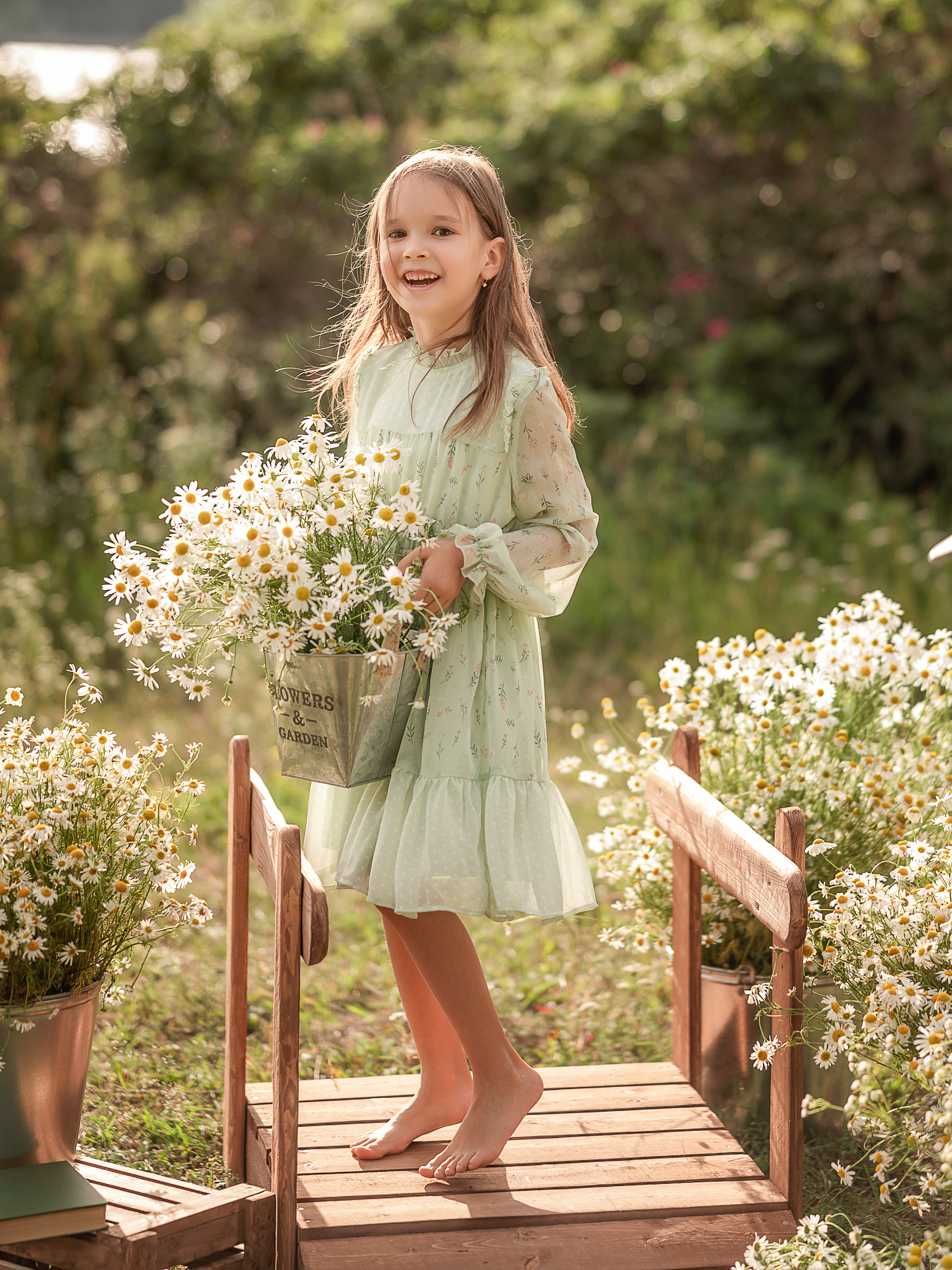 Детский фотопроект Ромашки. Детский и семейный фотограф Склярова Екатерина