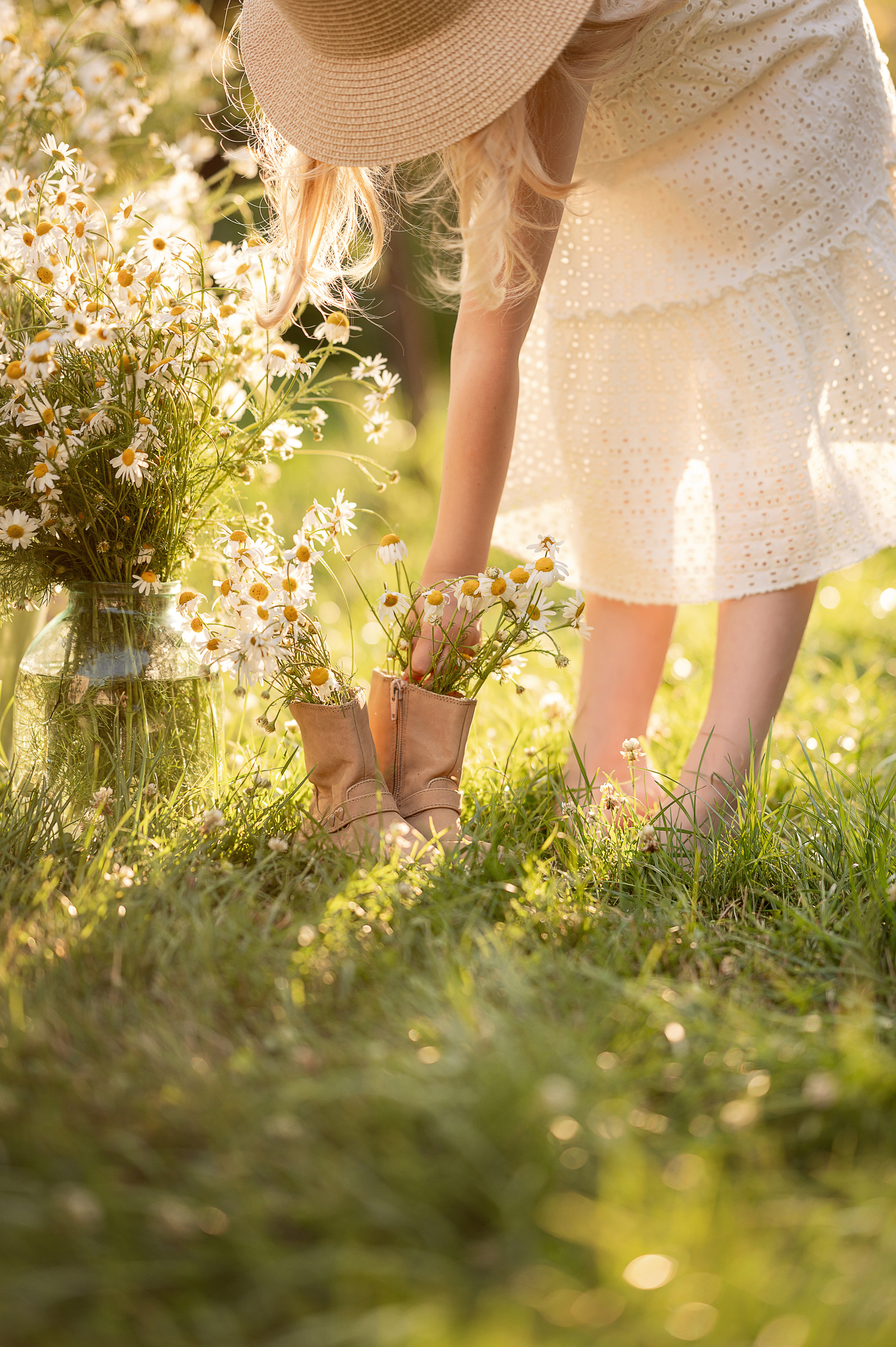 Детский фотопроект Ромашки. Детский и семейный фотограф Склярова Екатерина