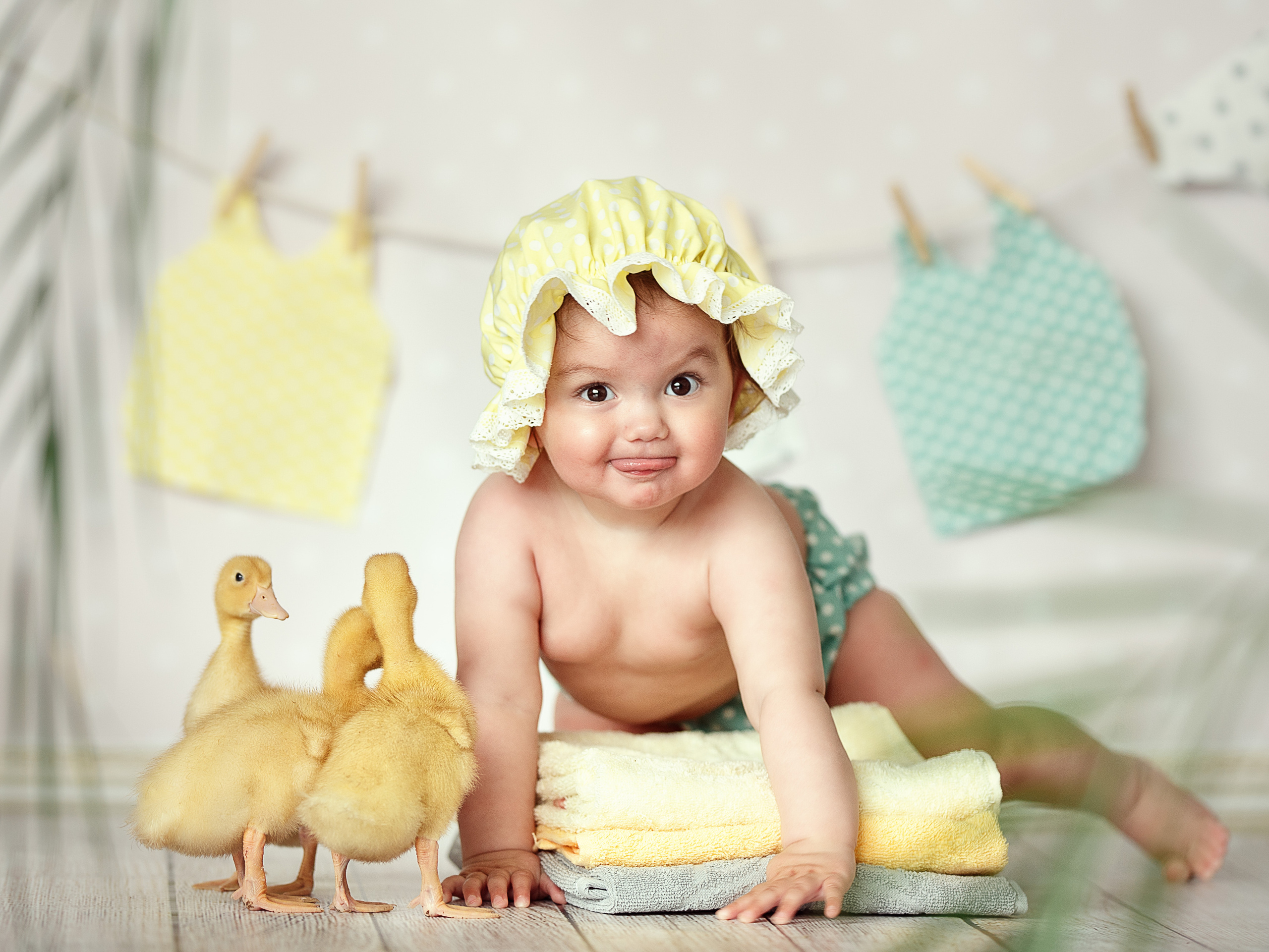 Фотопроект для малышей — утята. Детский и семейный фотограф Склярова Екатерина