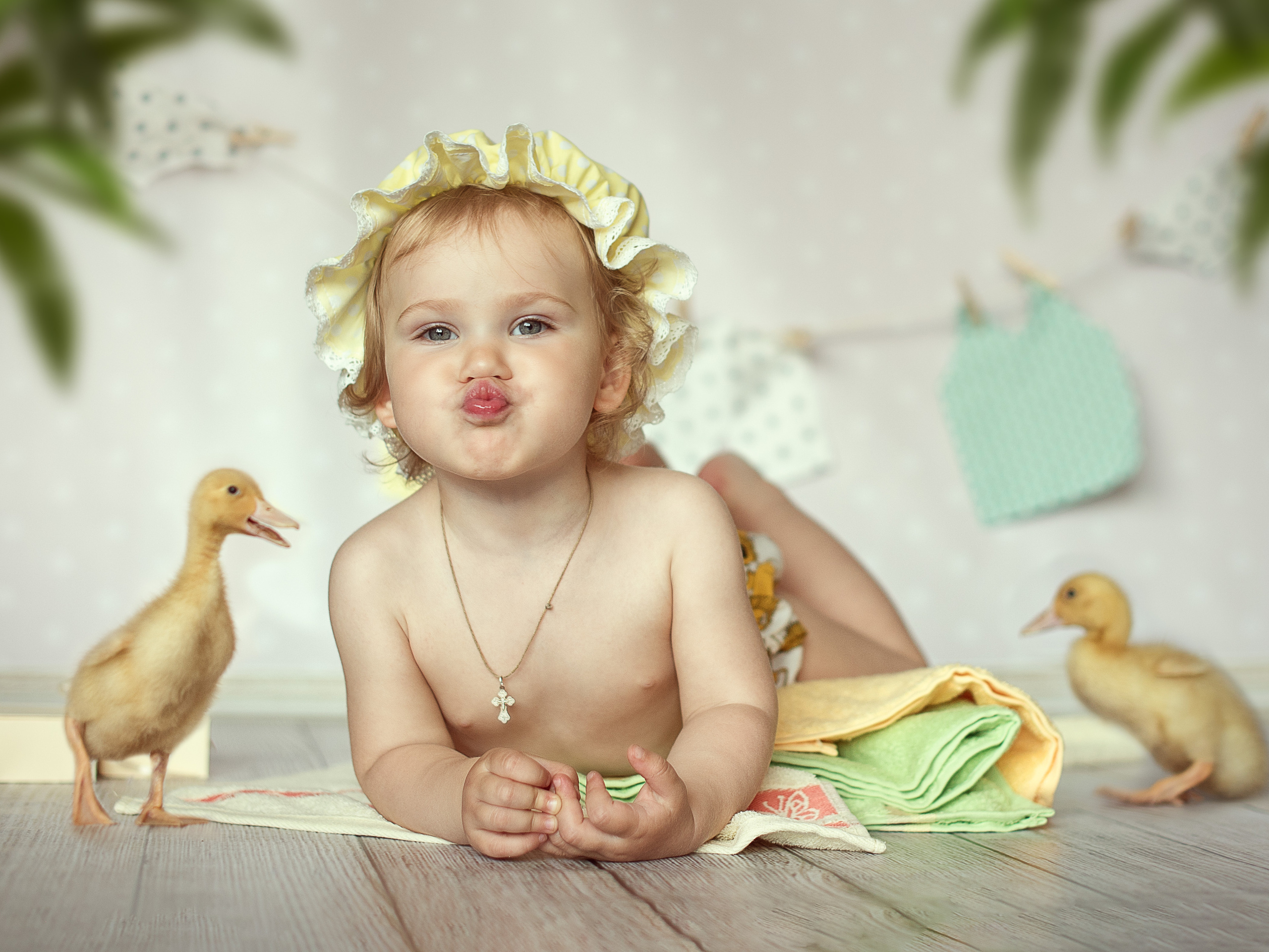 Фотопроект для малышей — утята. Детский и семейный фотограф Склярова Екатерина