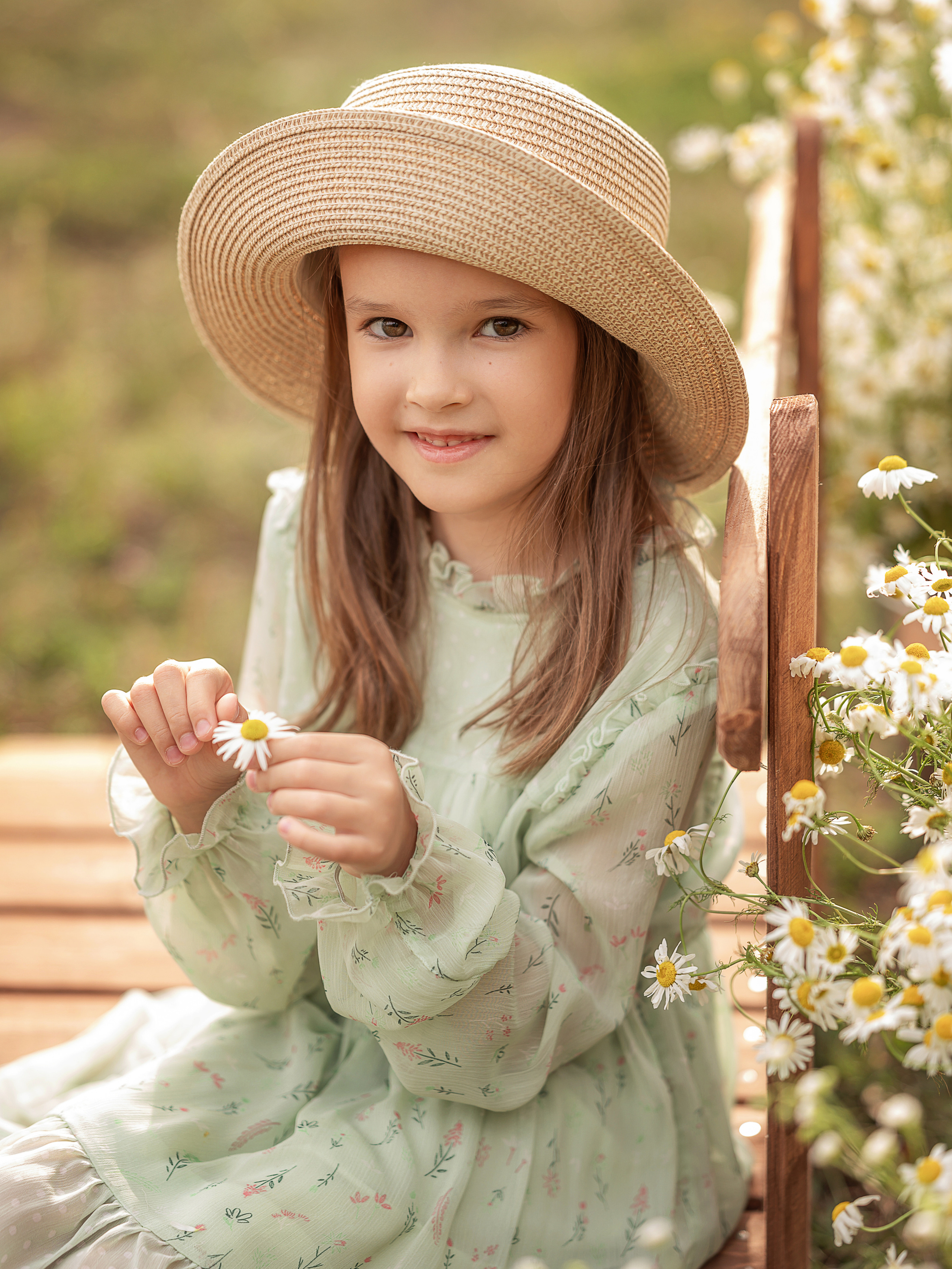 Детский фотопроект Ромашки. Детский и семейный фотограф Склярова Екатерина