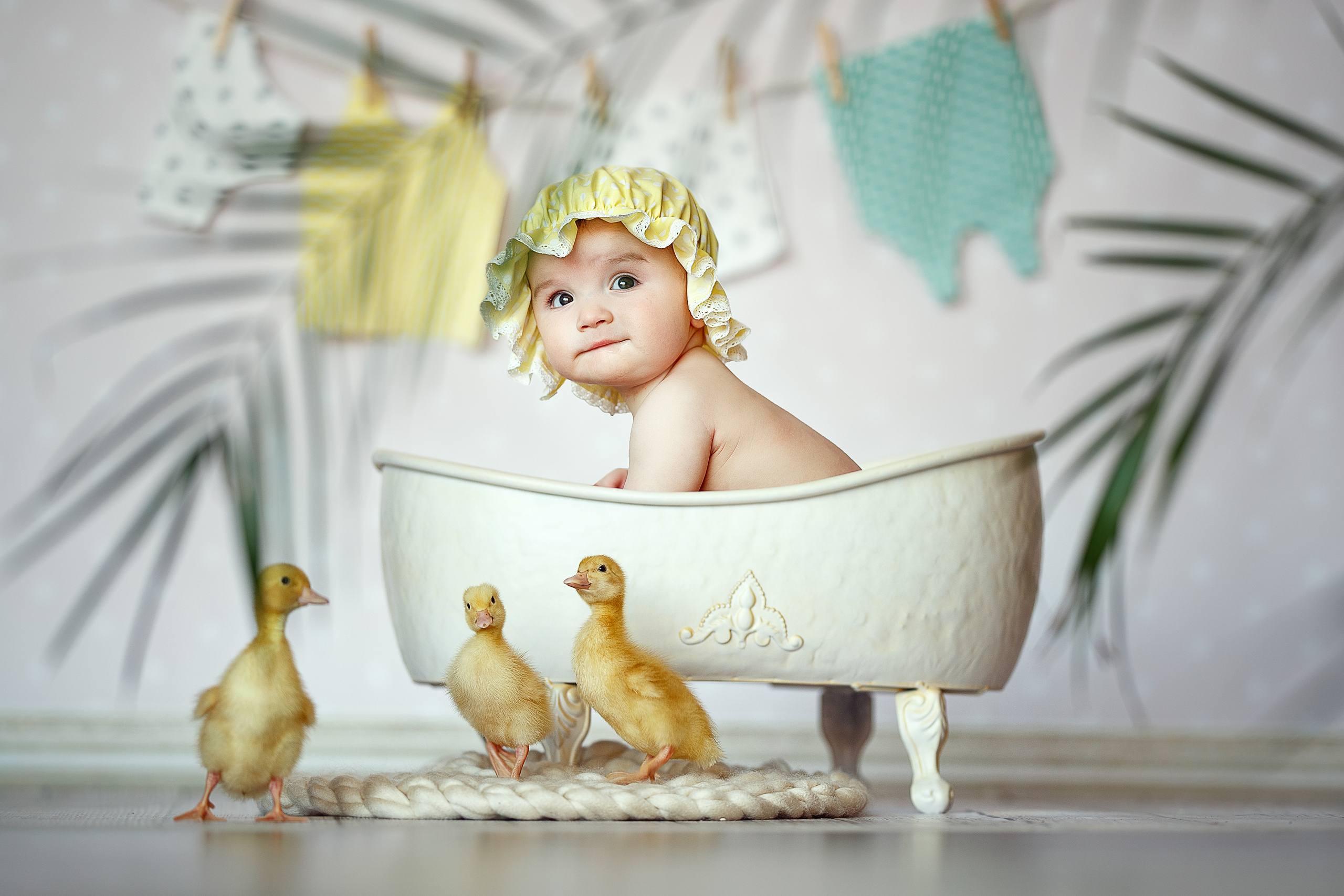 Фотопроект для малышей — утята. Детский и семейный фотограф Склярова Екатерина