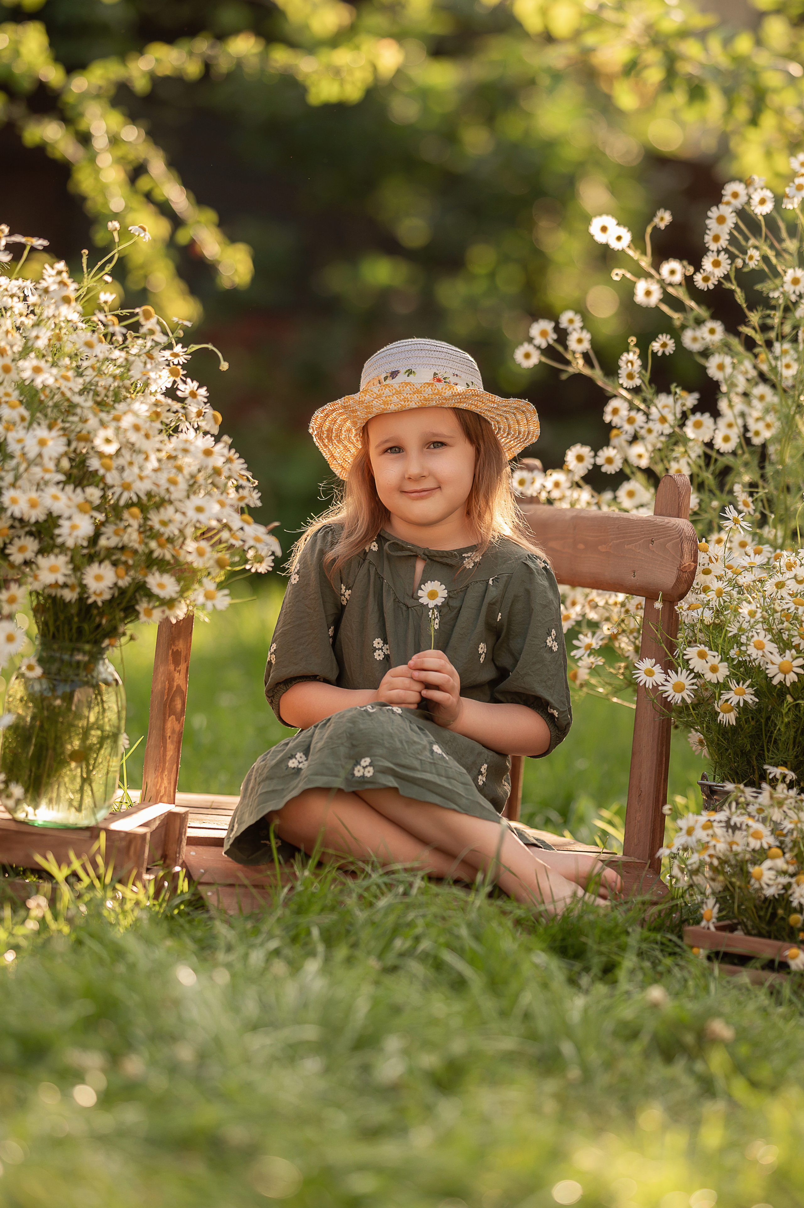 Детский фотопроект Ромашки. Детский и семейный фотограф Склярова Екатерина