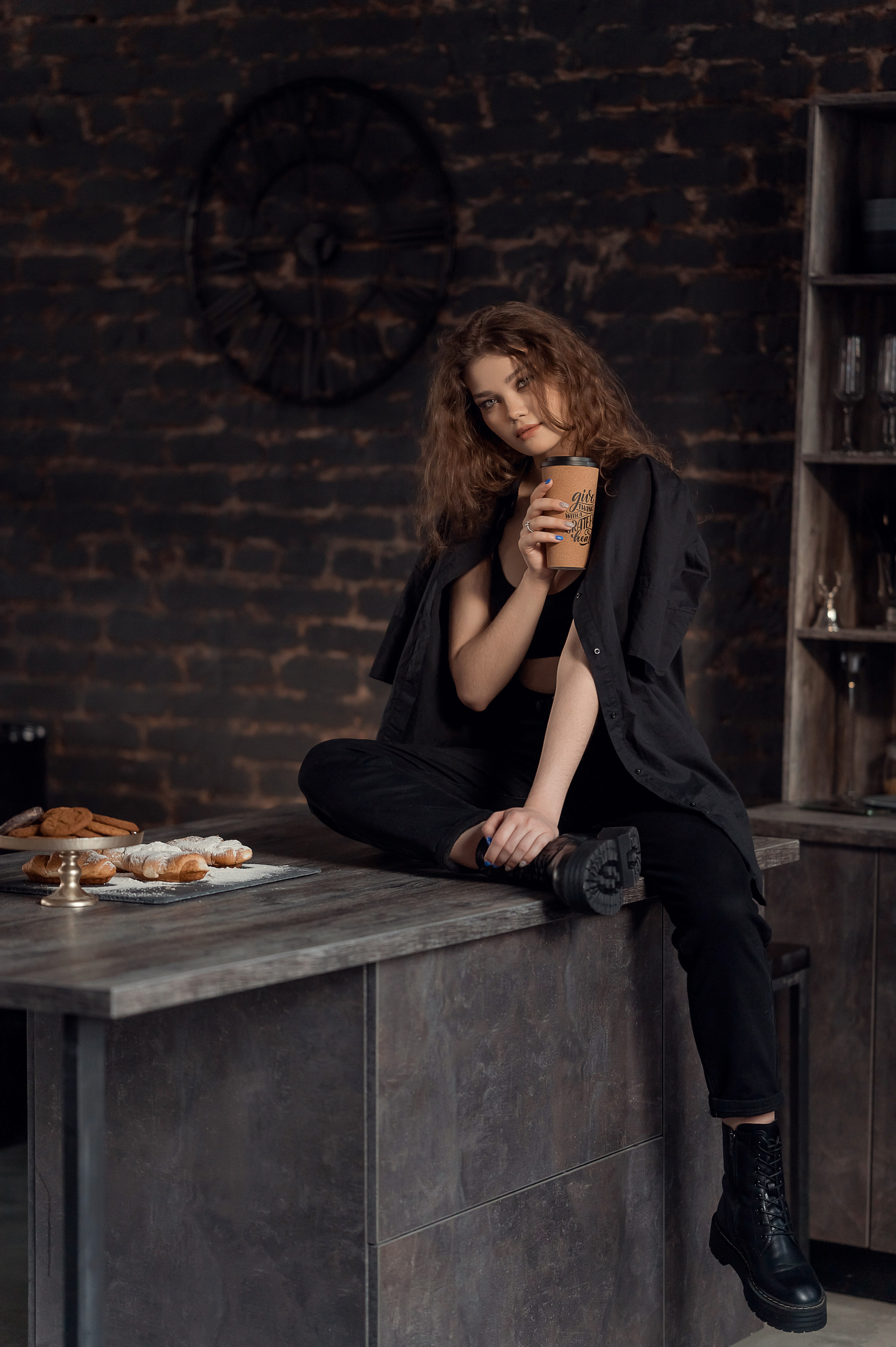 Женский портрет в темном ключе. Детский и семейный фотограф Склярова Екатерина