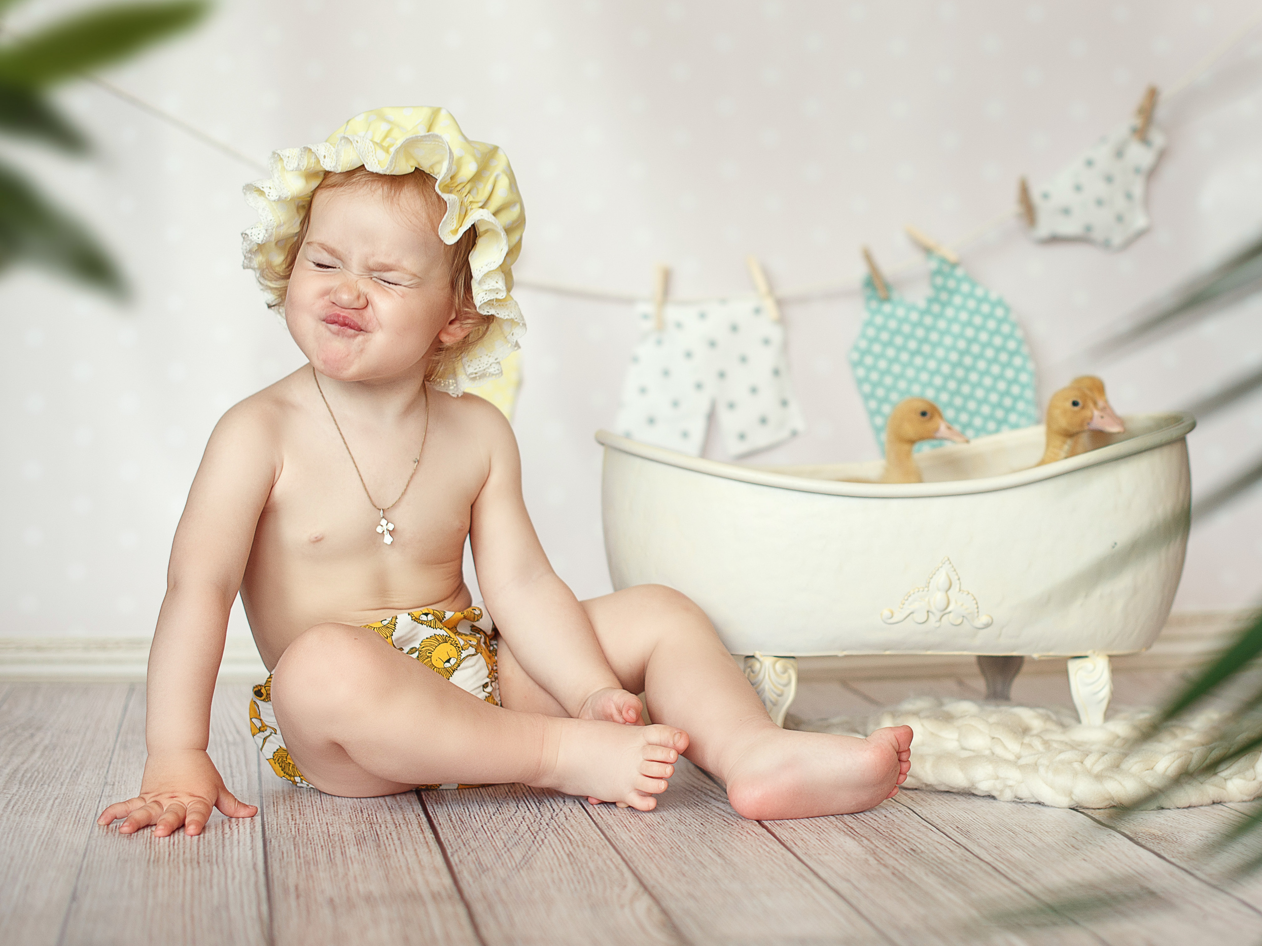 Фотопроект для малышей — утята. Детский и семейный фотограф Склярова Екатерина