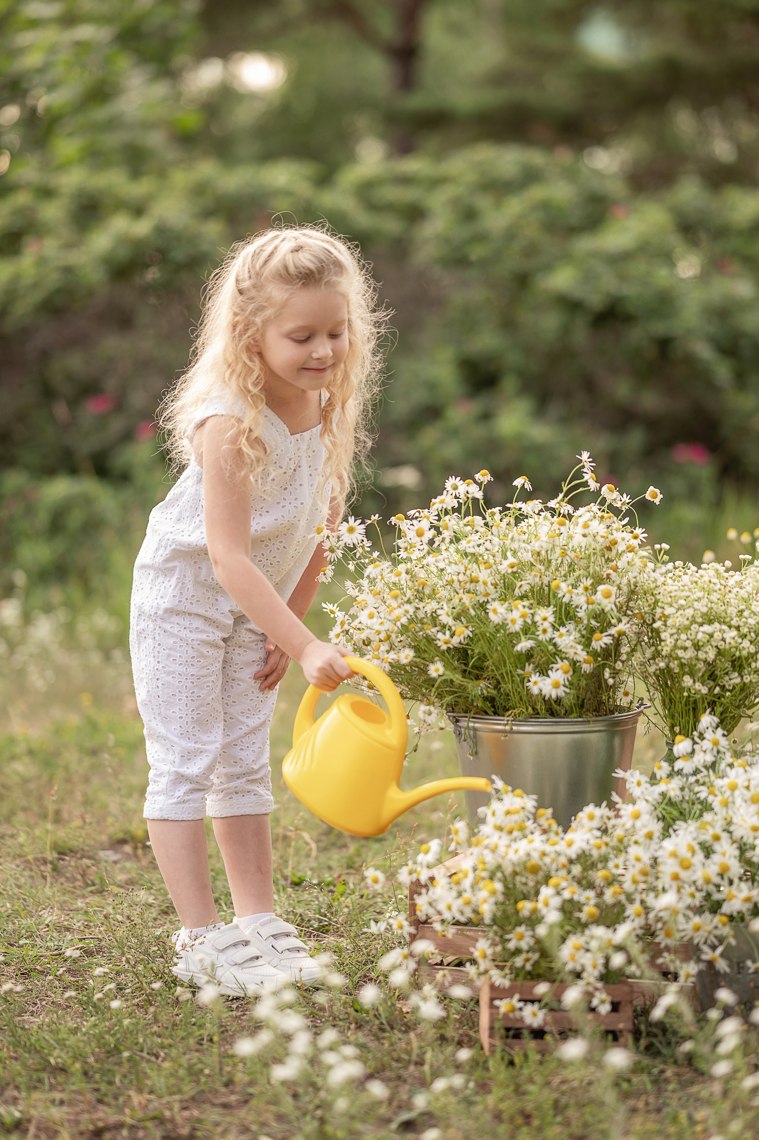 Детский фотопроект Ромашки. Детский и семейный фотограф Склярова Екатерина