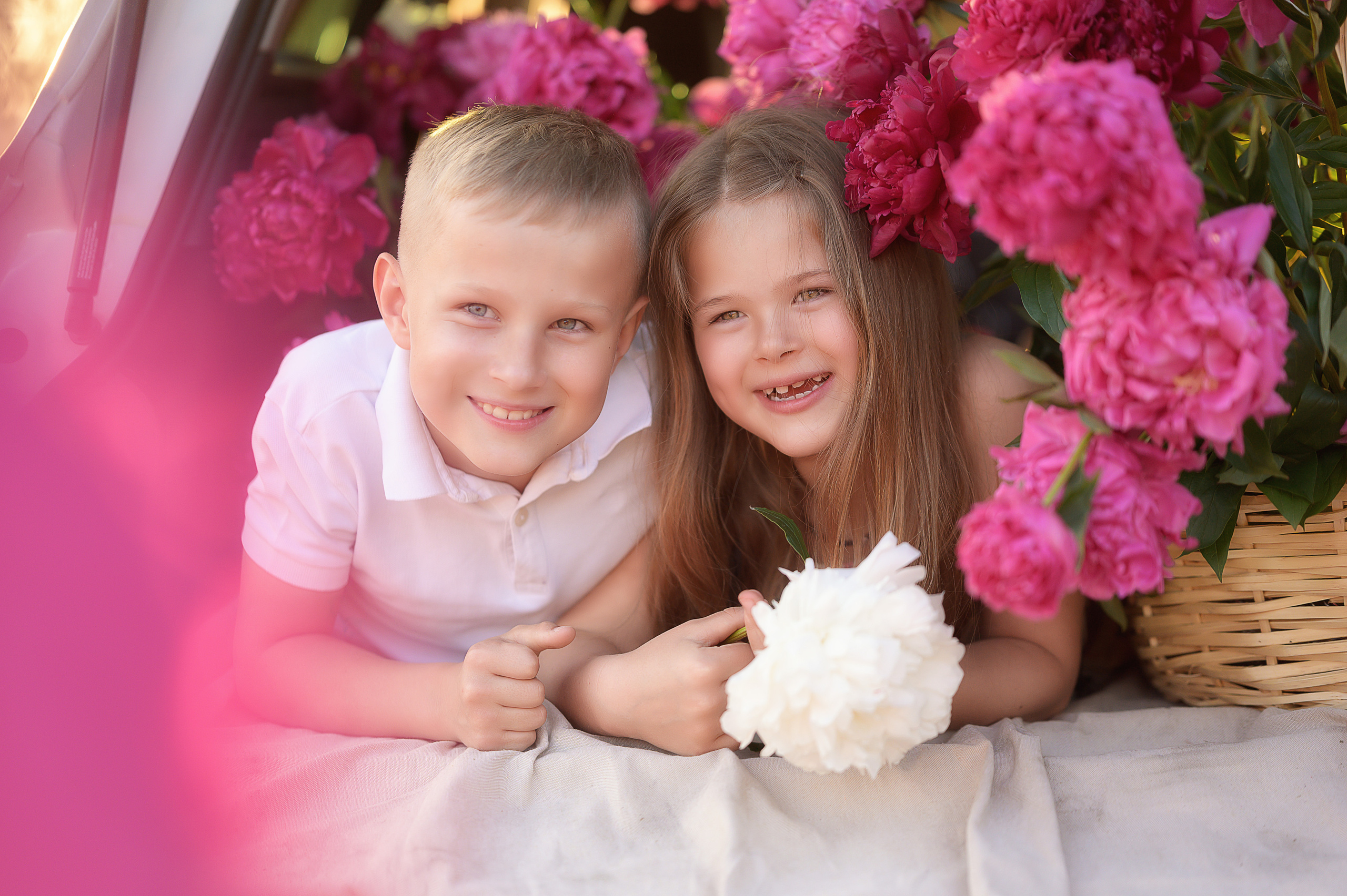 Пионовый рай. Детский и семейный фотограф Склярова Екатерина