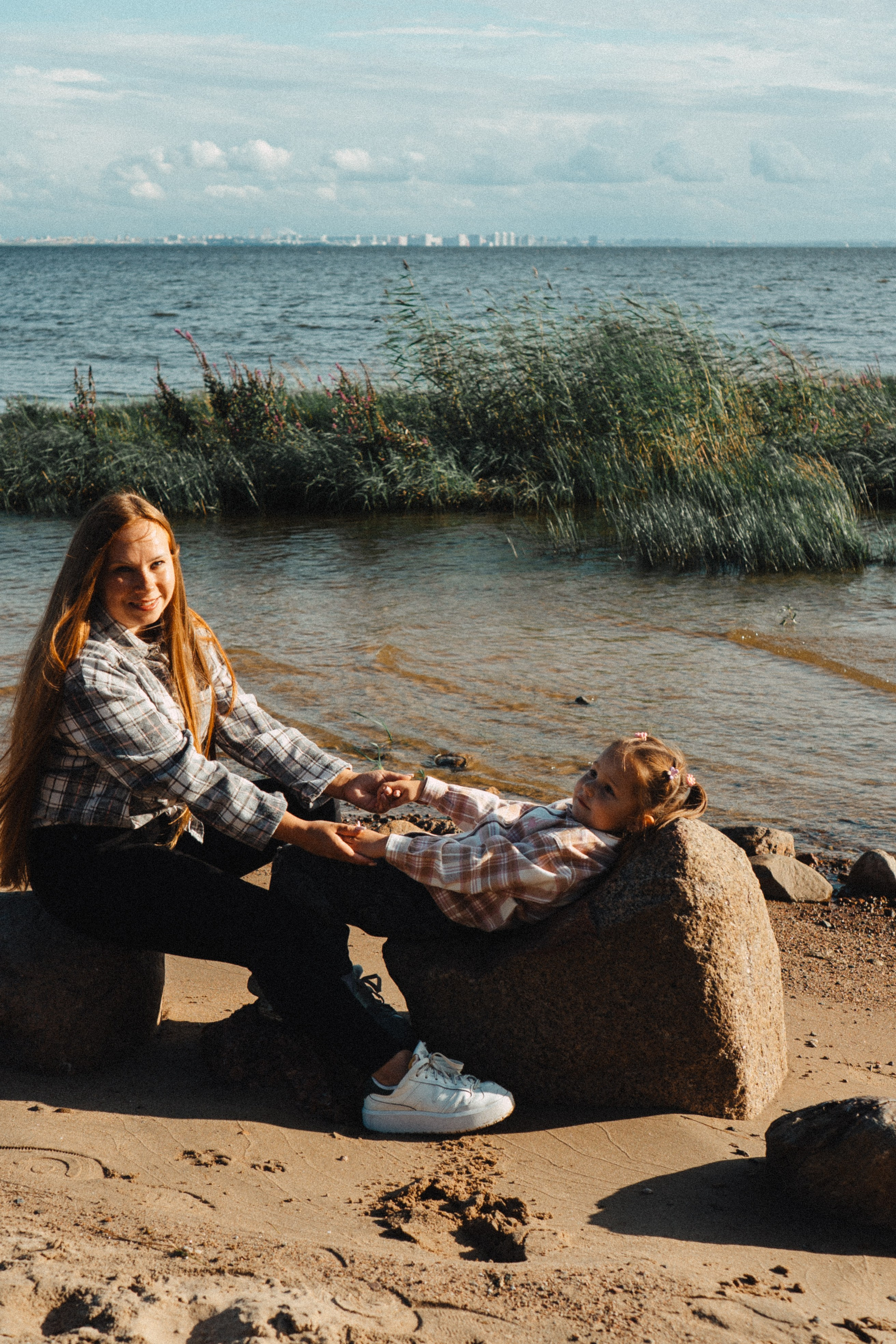 МАМА И ДОЧКА НА ФИНСКОМ ЗАЛИВЕ. Профессиональный фотограф, Санкт-Петербург — Виктория Богомолова
