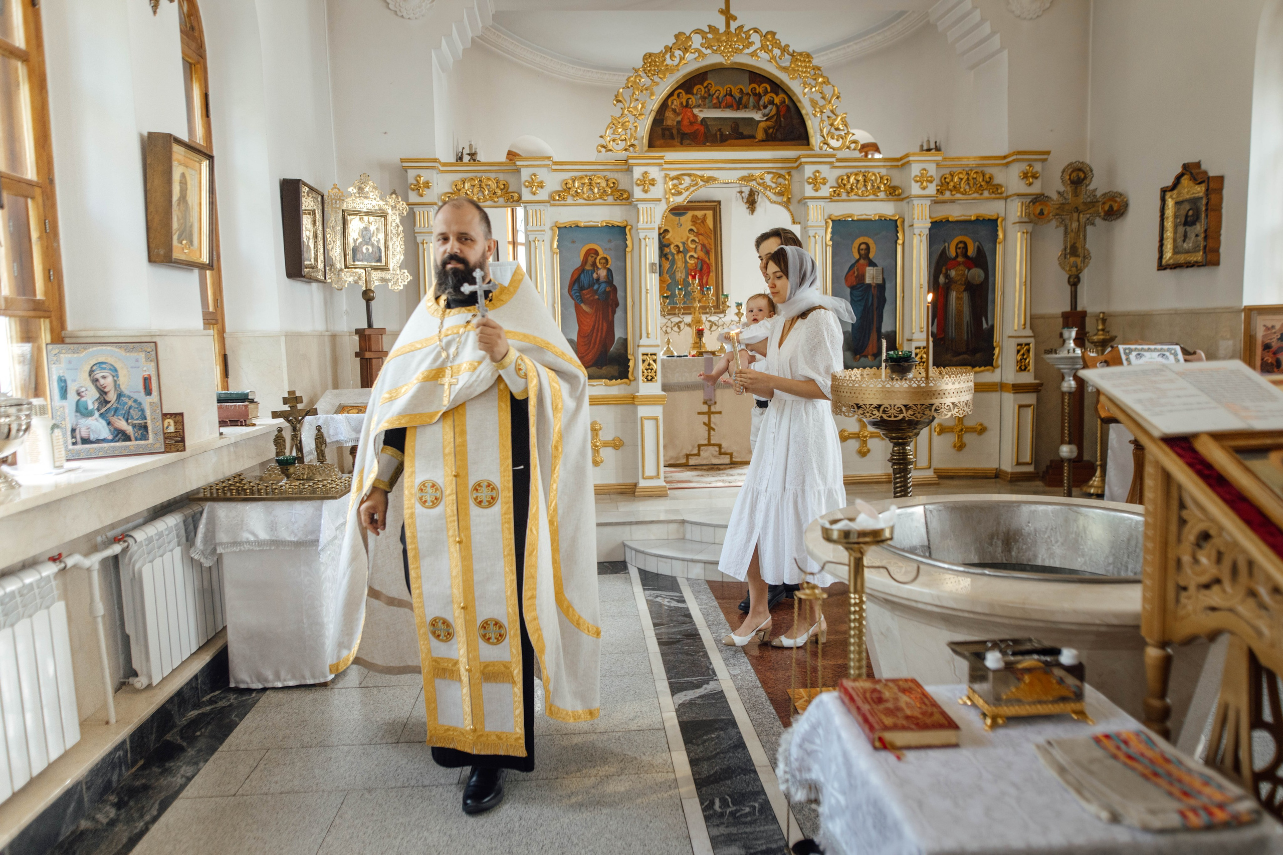 Крещение Льва, храм Марии Магдалины, август 25