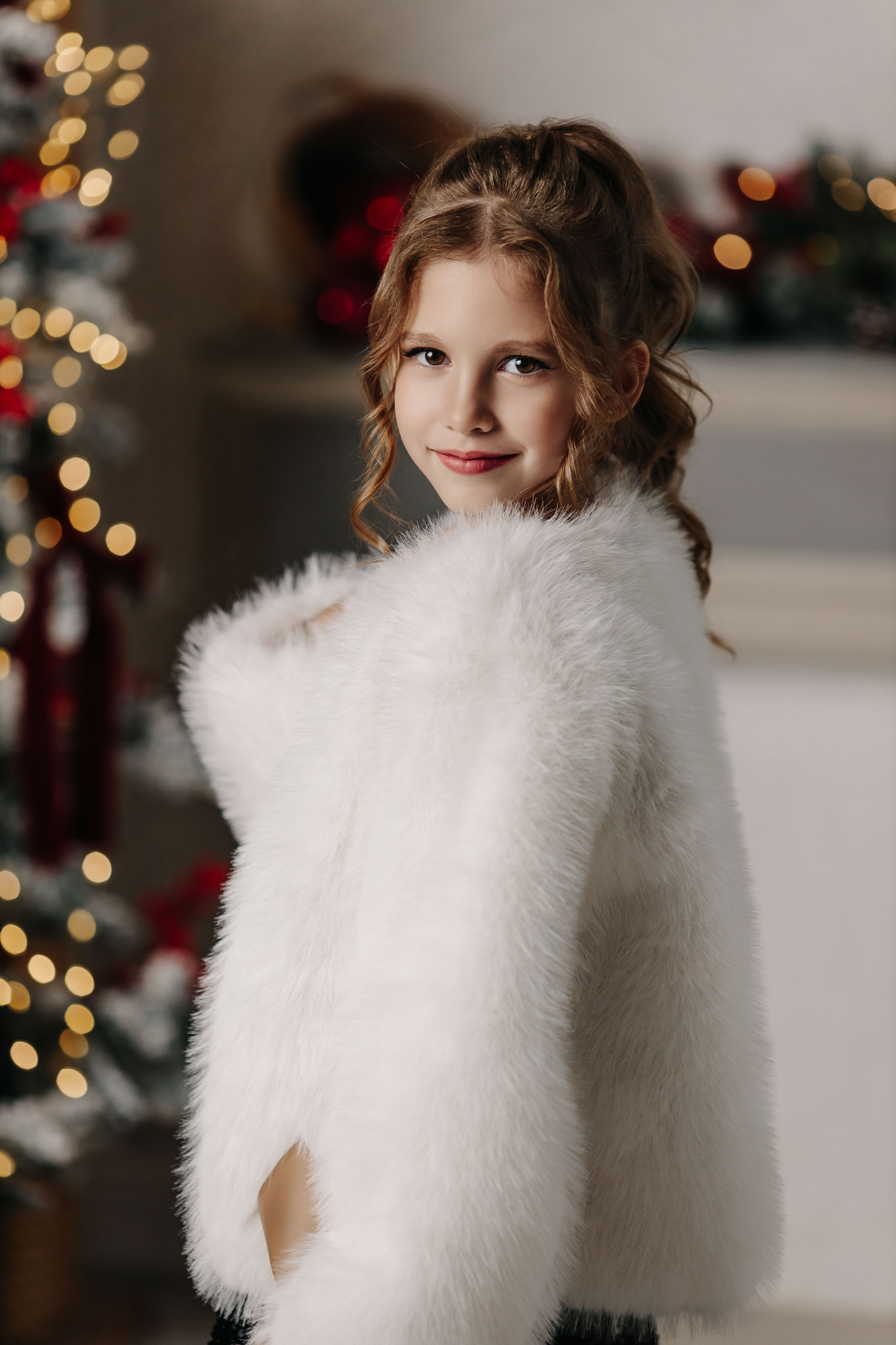 Новогодние портретики с Евой). Семейный и детский фотограф в Пскове и Санкт-Петербурге Яна Калинина